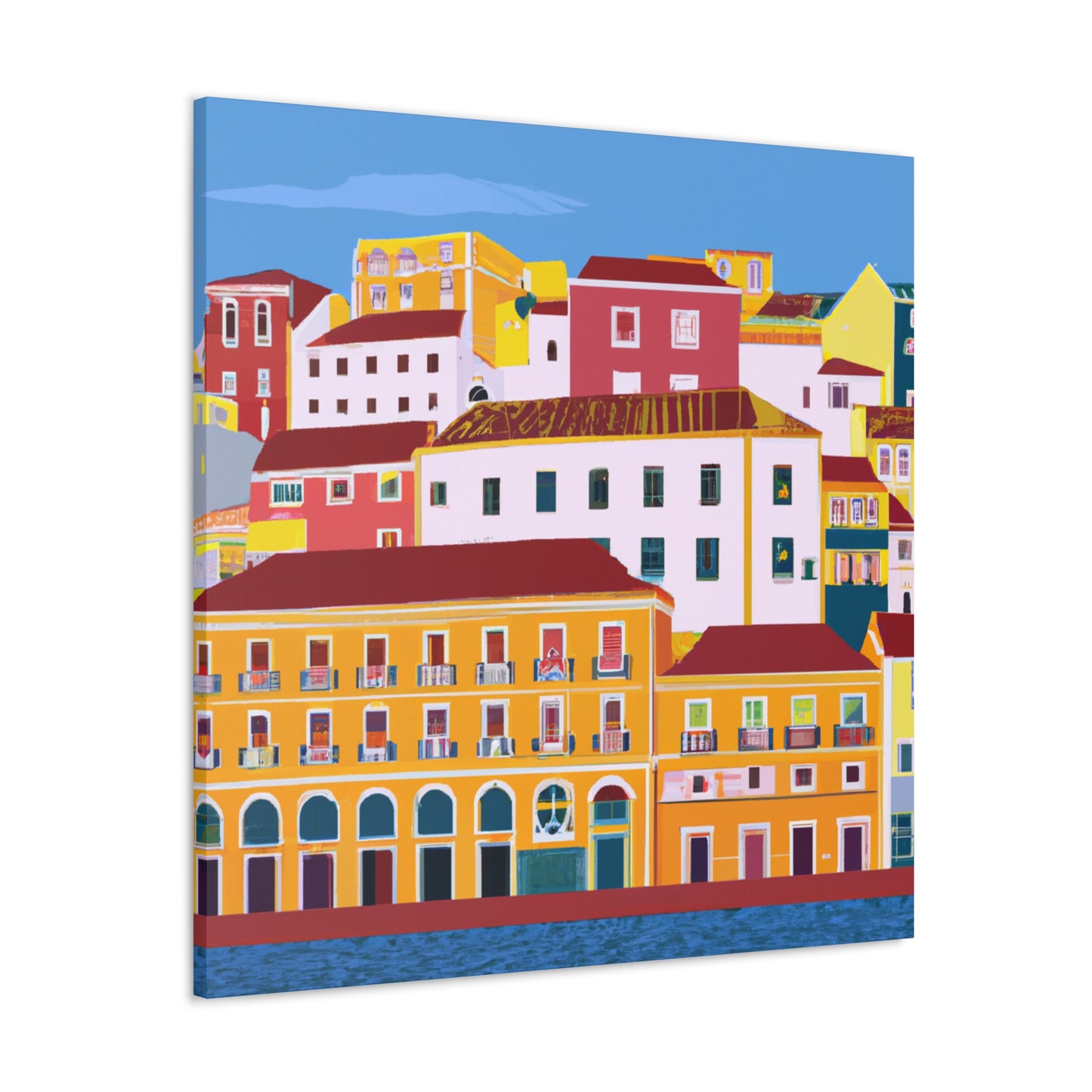 Vibrant Vista - Destination Portugal - Canvas