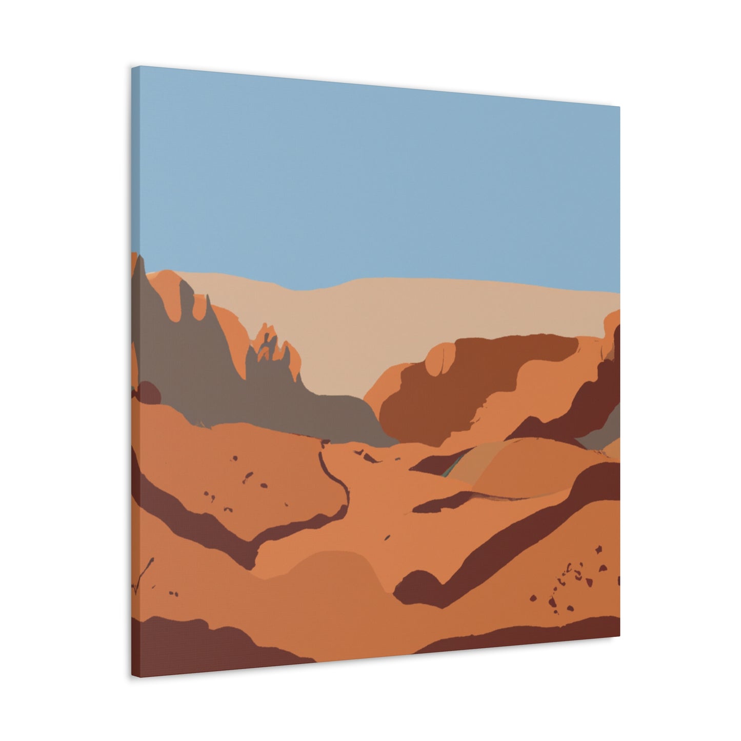 Dusty Paradise - Landscape - Canvas