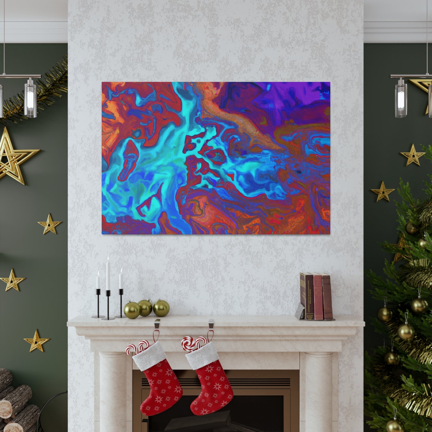 Blue Tinge - Canvas - Abstract