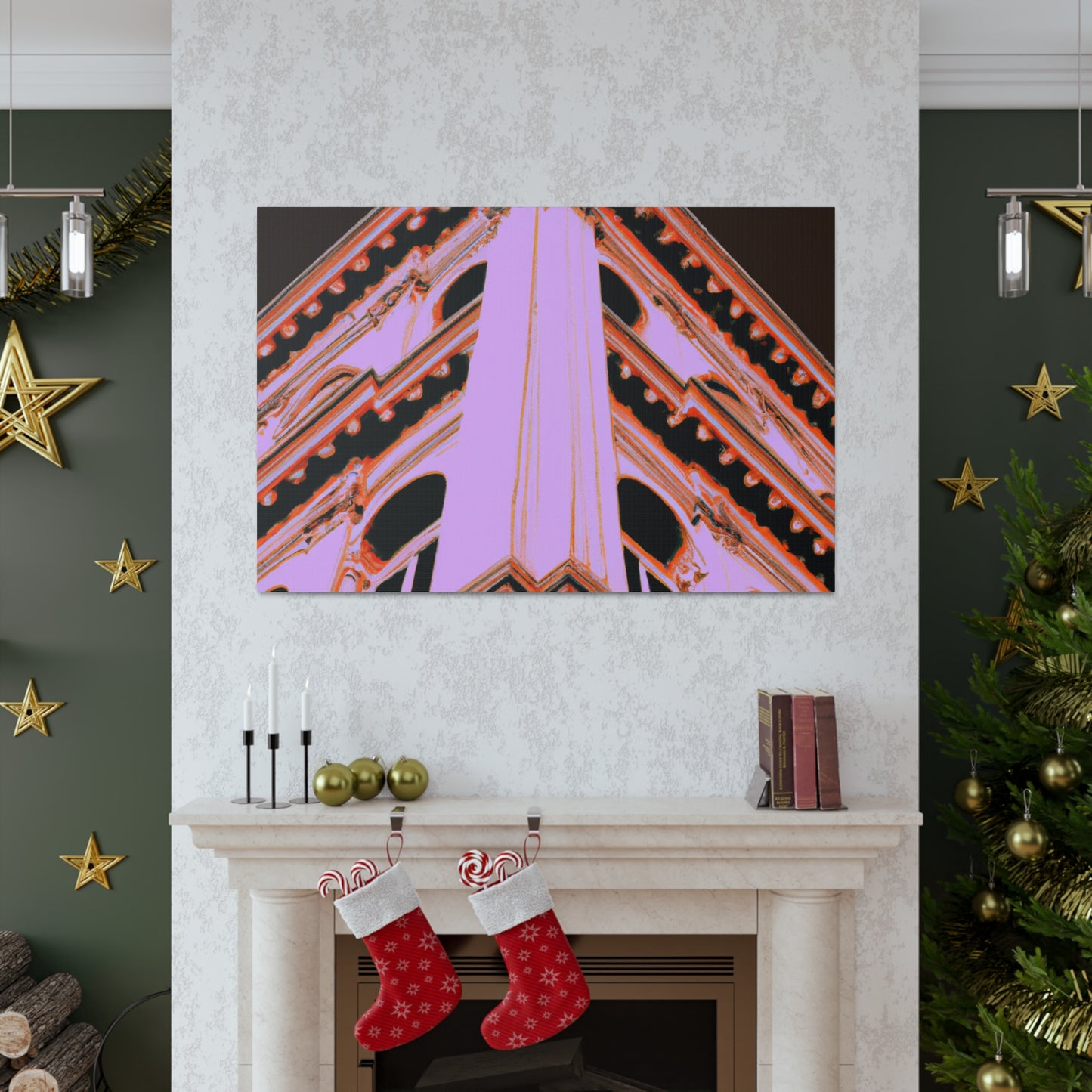 Gilded Metropolis: Exploring Art Deco Architectural - Canvas