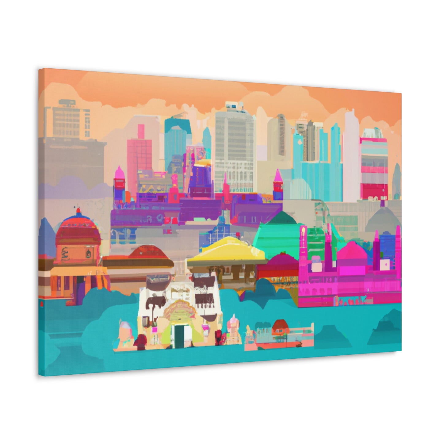 Yogic Landscape - Destination India - Canvas