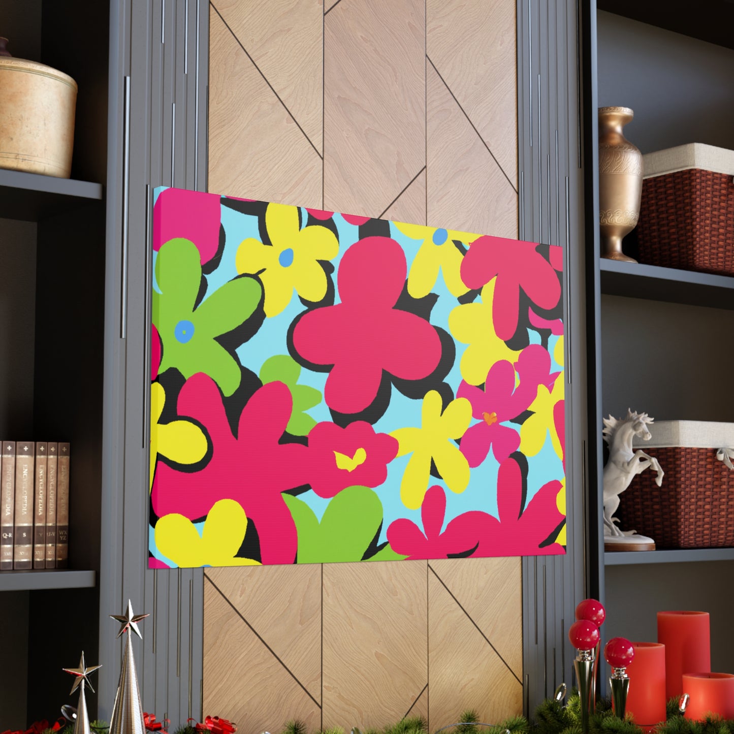 Flower Fields of Fortune - Floral Canvas