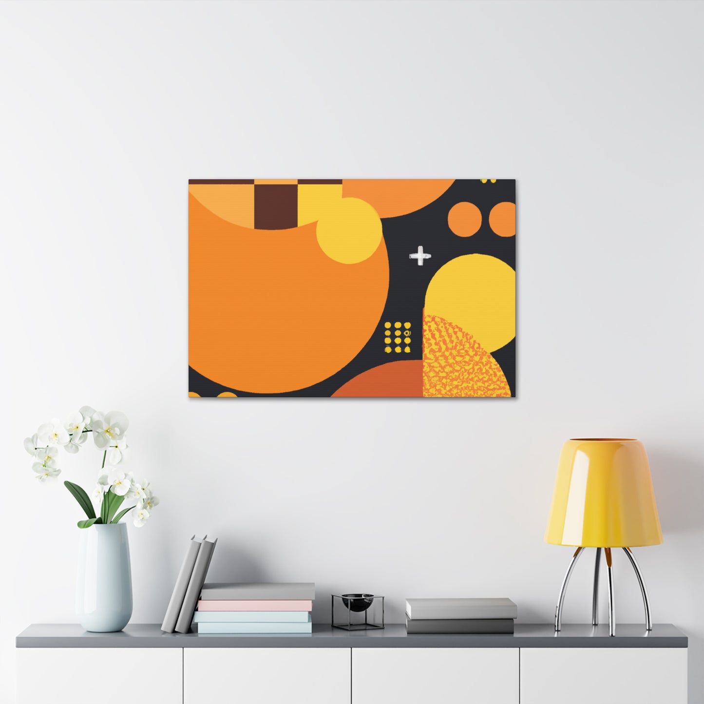 Solar Sunrise - Midcentury - Canvas