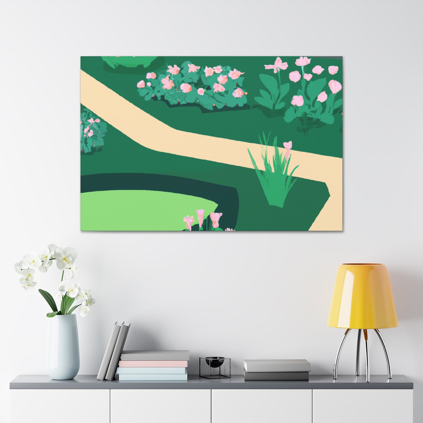 Garden Glitterlandscape - Canvas