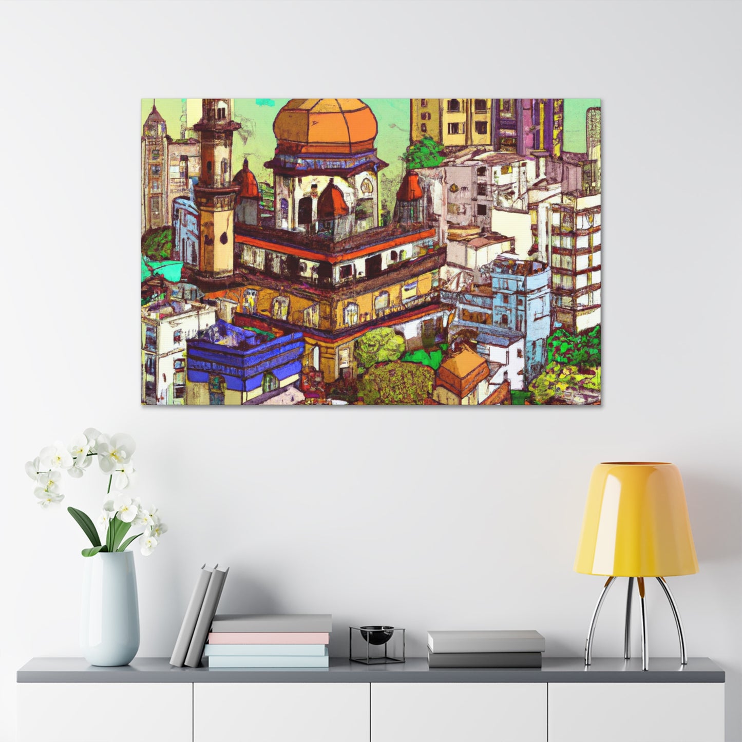 Lotus Land - Destination India - Canvas