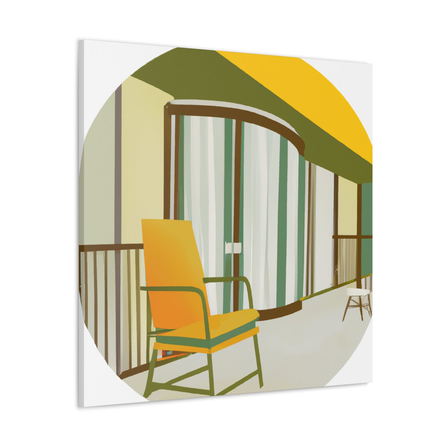 Modern Architectural Splendor - Midcentury - Canvas
