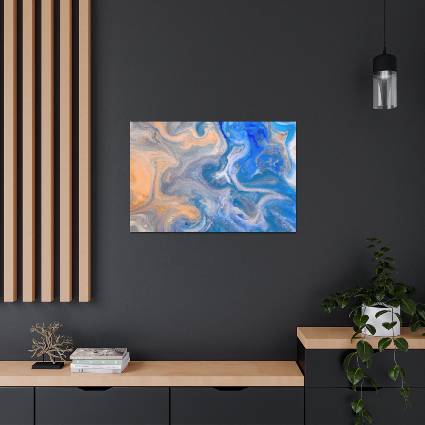 Water Swirl - Abstract Canvas