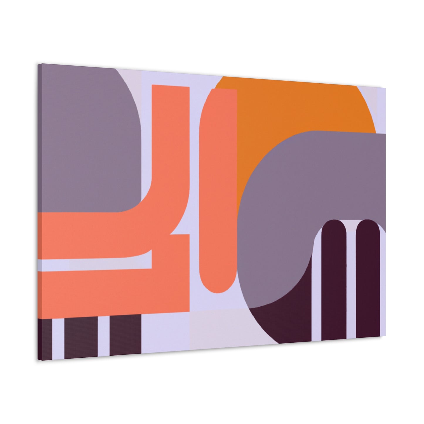 Modernist Pyramid- Midcentury - Canvas