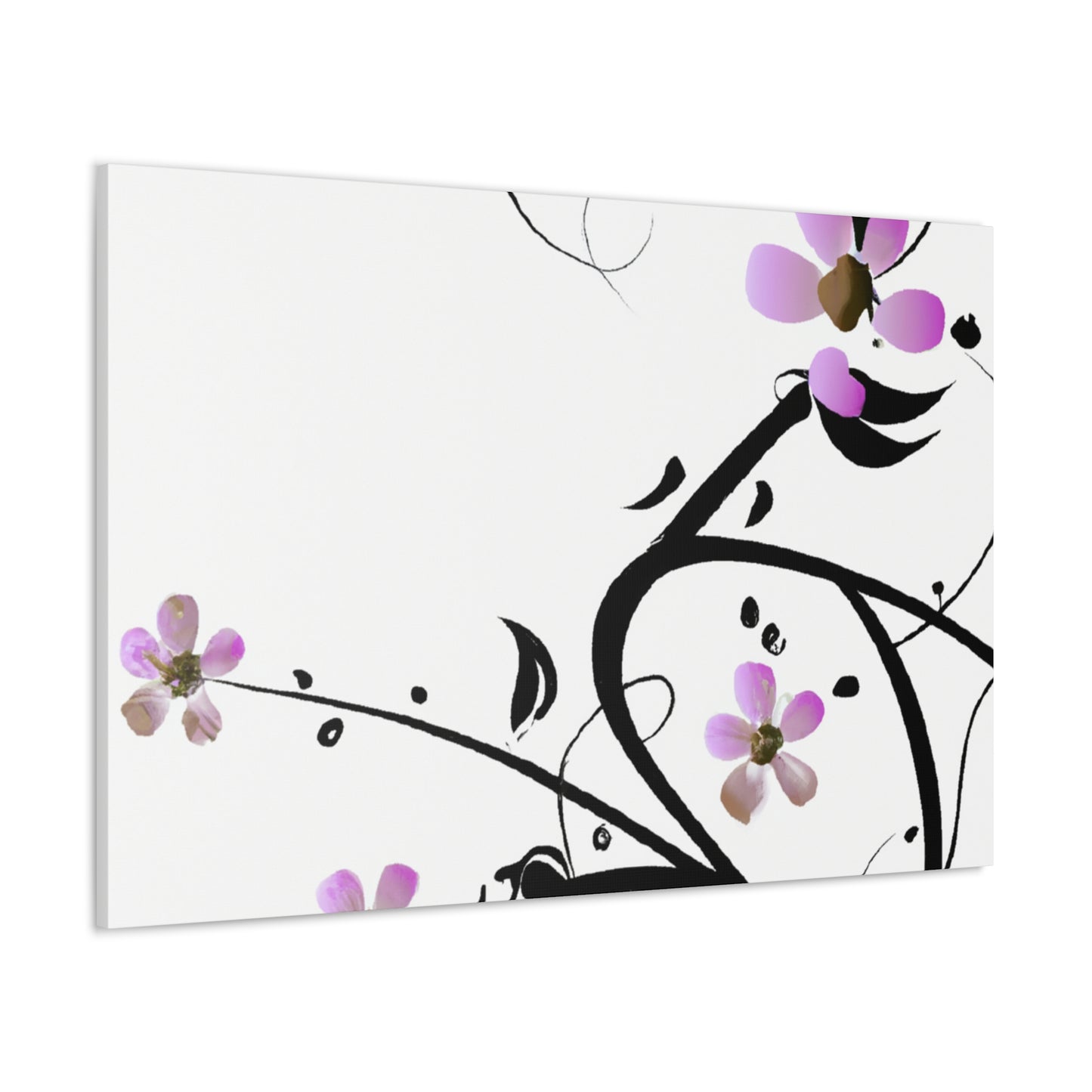 Carnation Cascade - Floral - Canvas