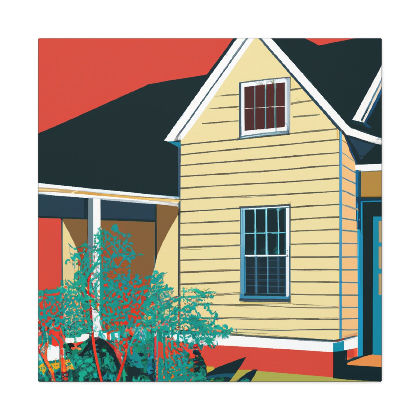 "Dawning Orbit - Midcentury" - Canvas