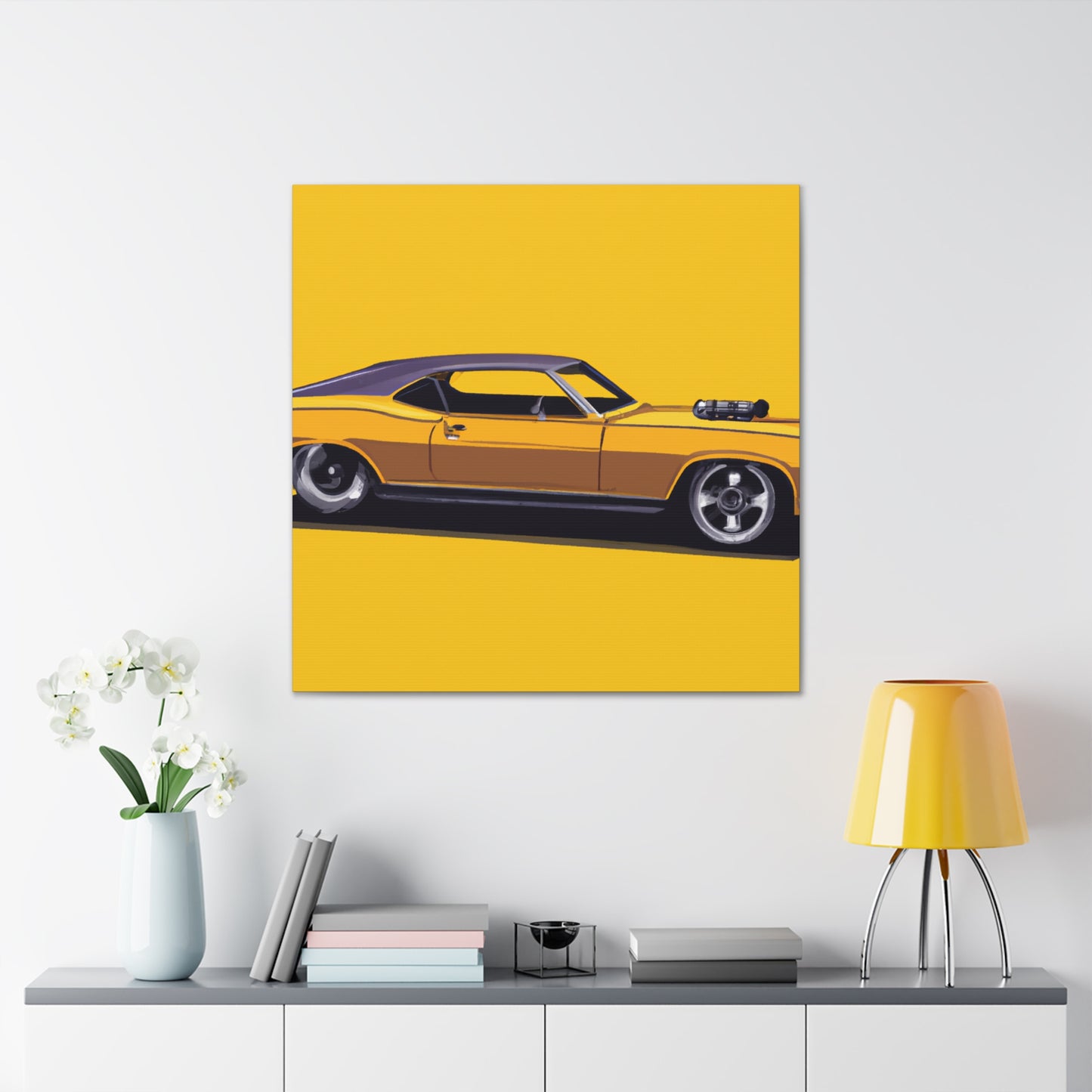 Pickup Purr - Automobile - Canvas