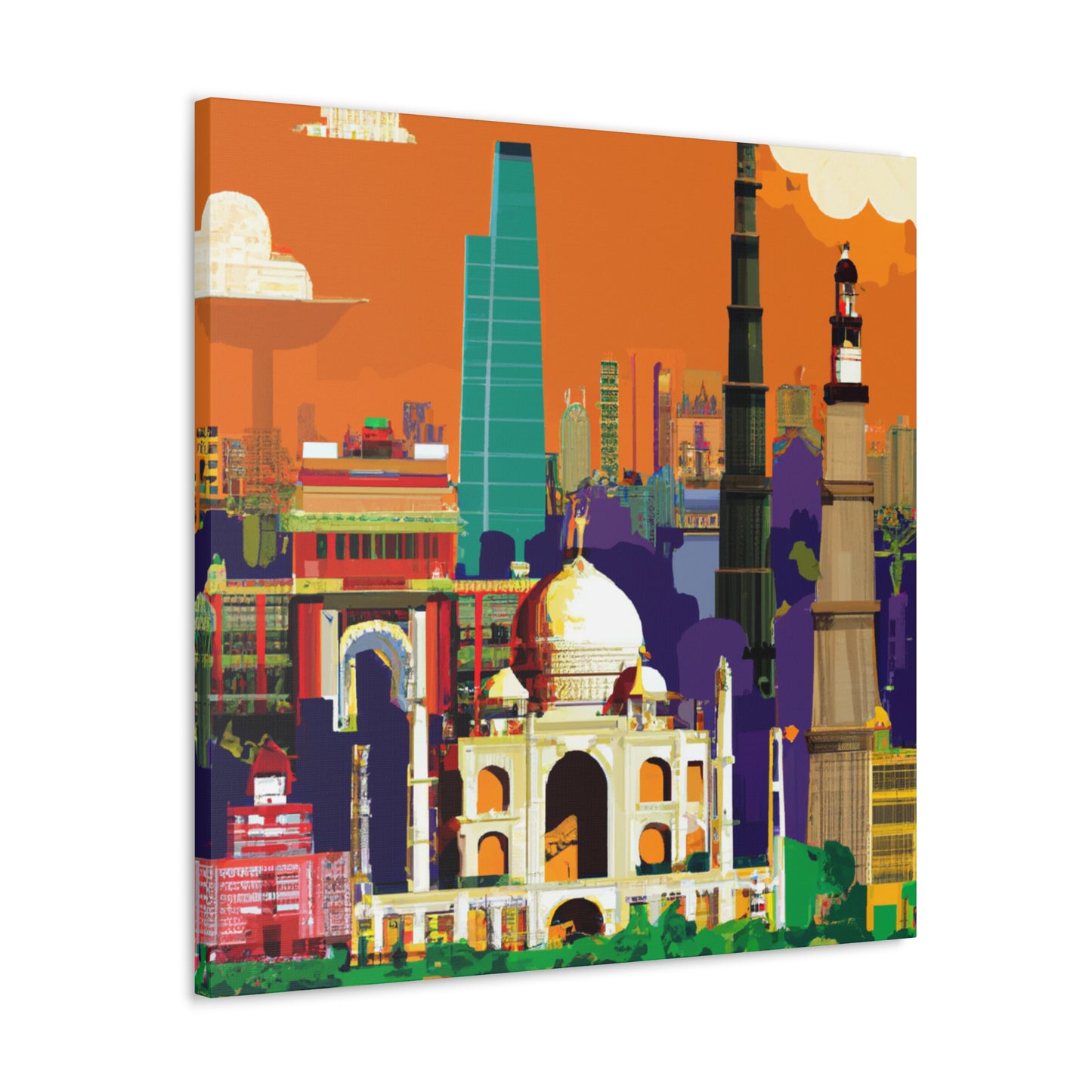 TajMahal - Destination India - Canvas