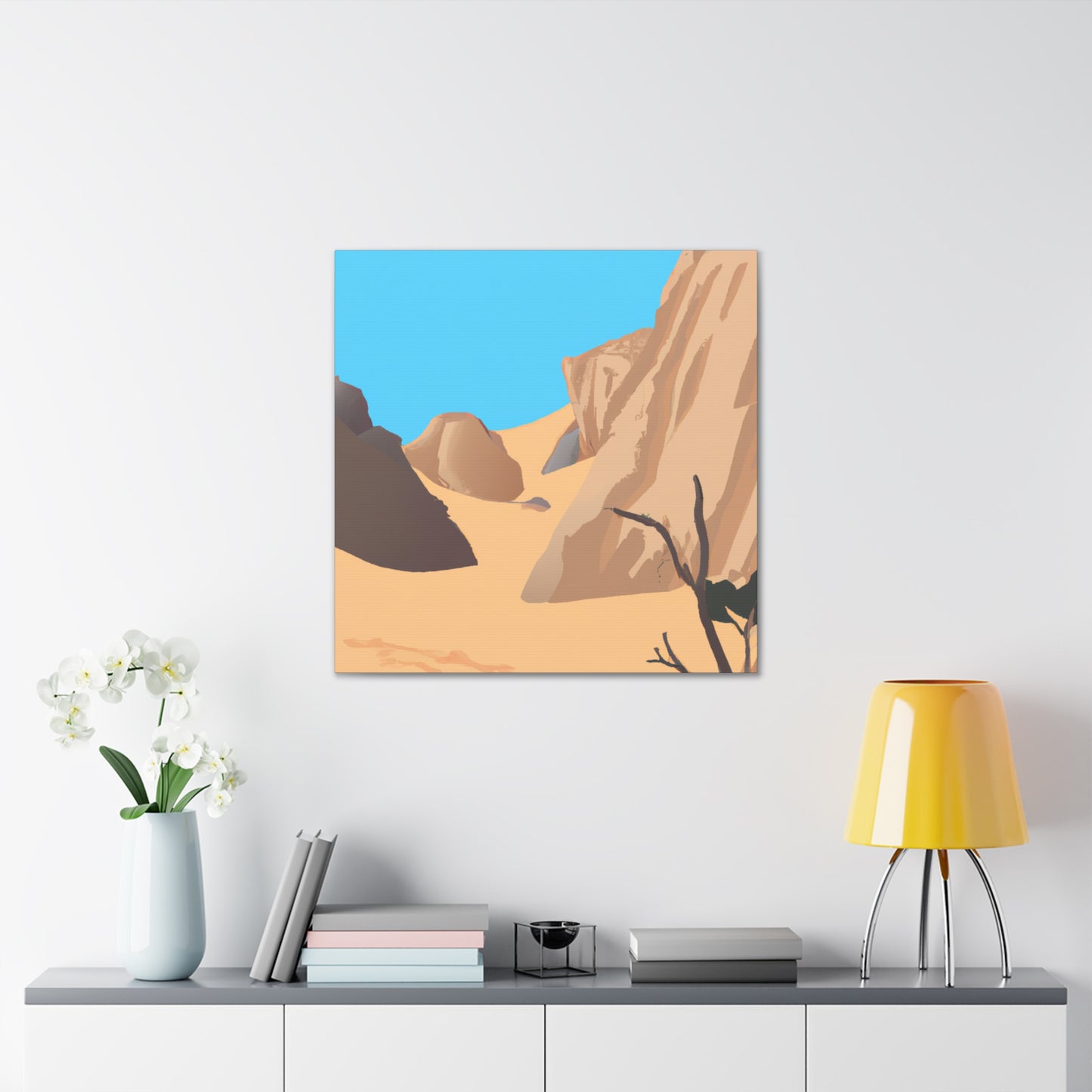 Sandy Oasis - Landscape - Canvas