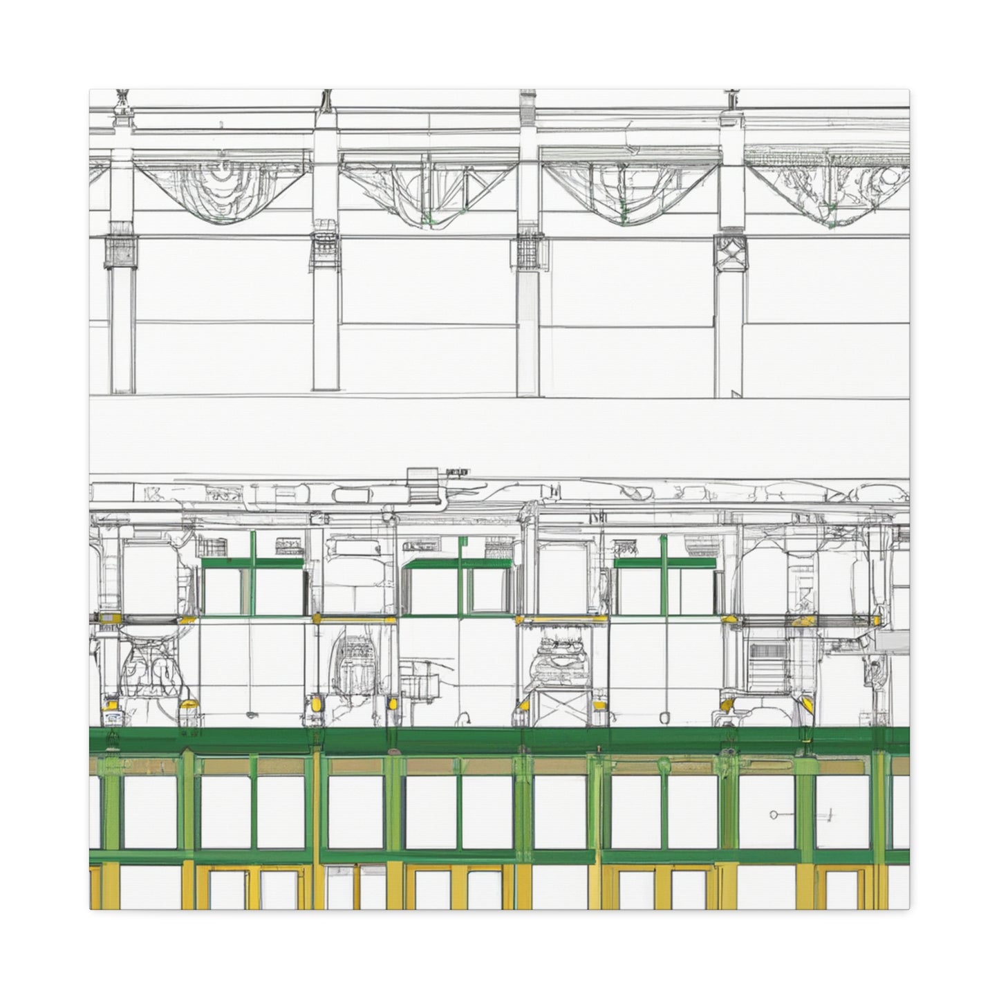 Matilda de Monrovia - Canvas - Architectural