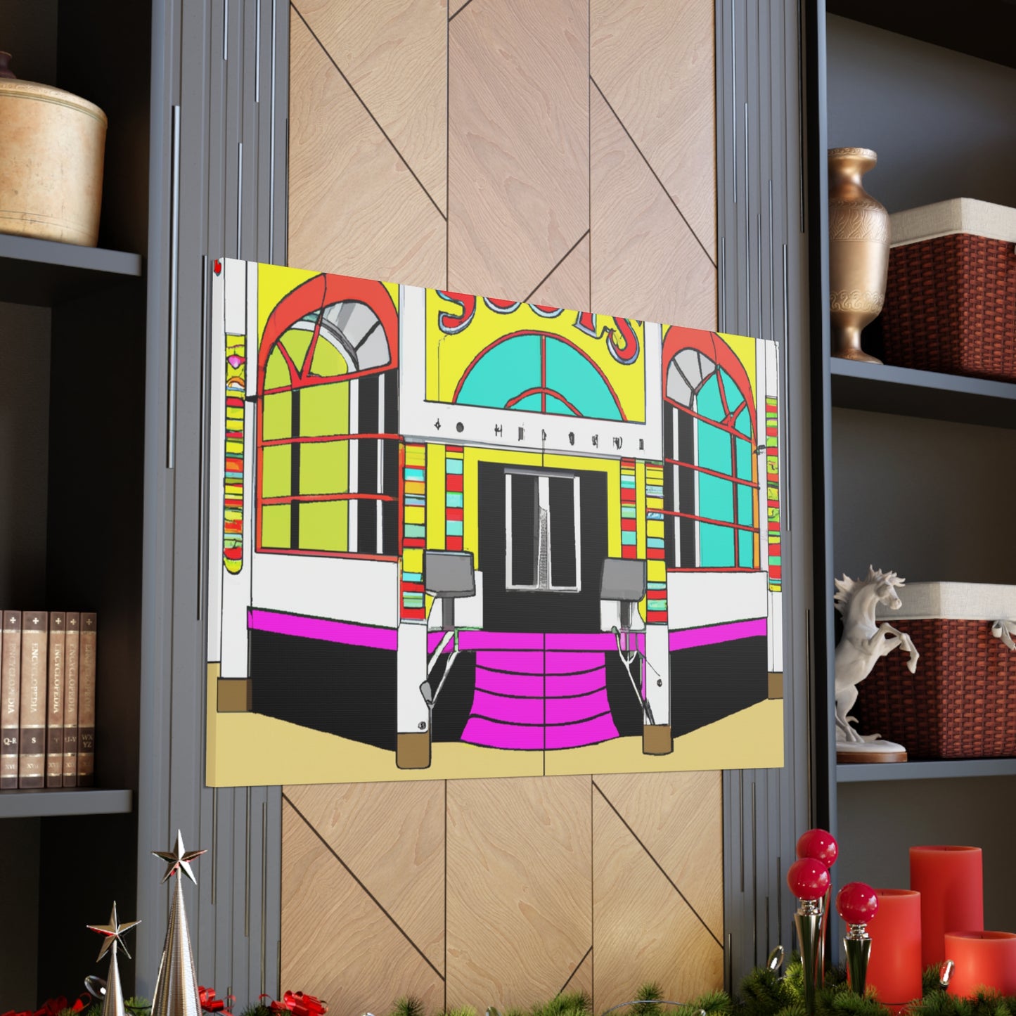 Cosmo Retro Arcade. - Canvas - Pop Art