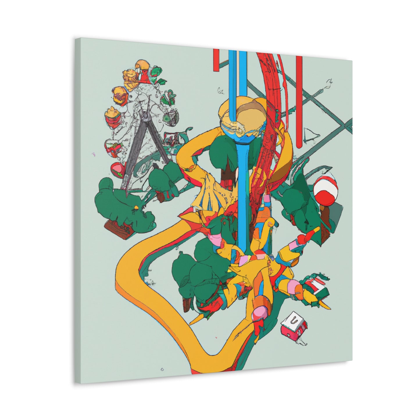 Zippity Zoo-Amusement - Canvas