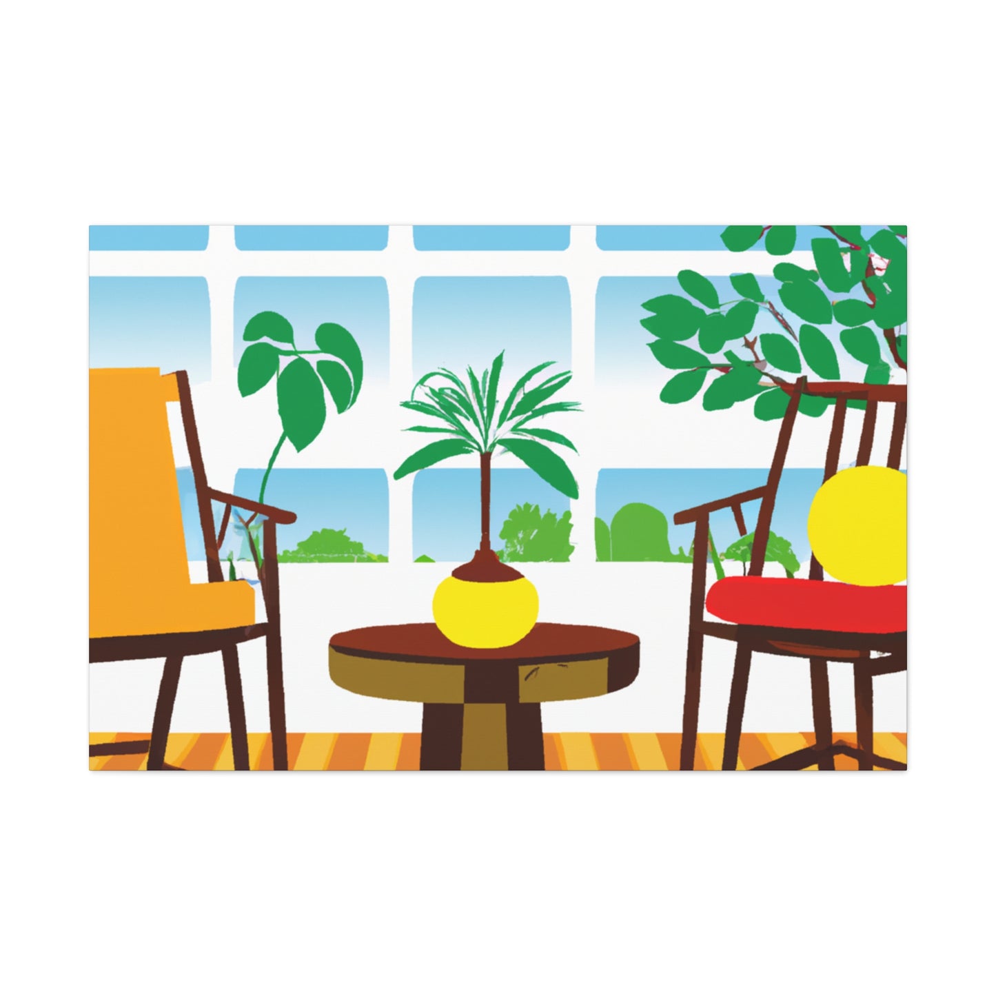 Vibrance Vibe- Midcentury - Canvas