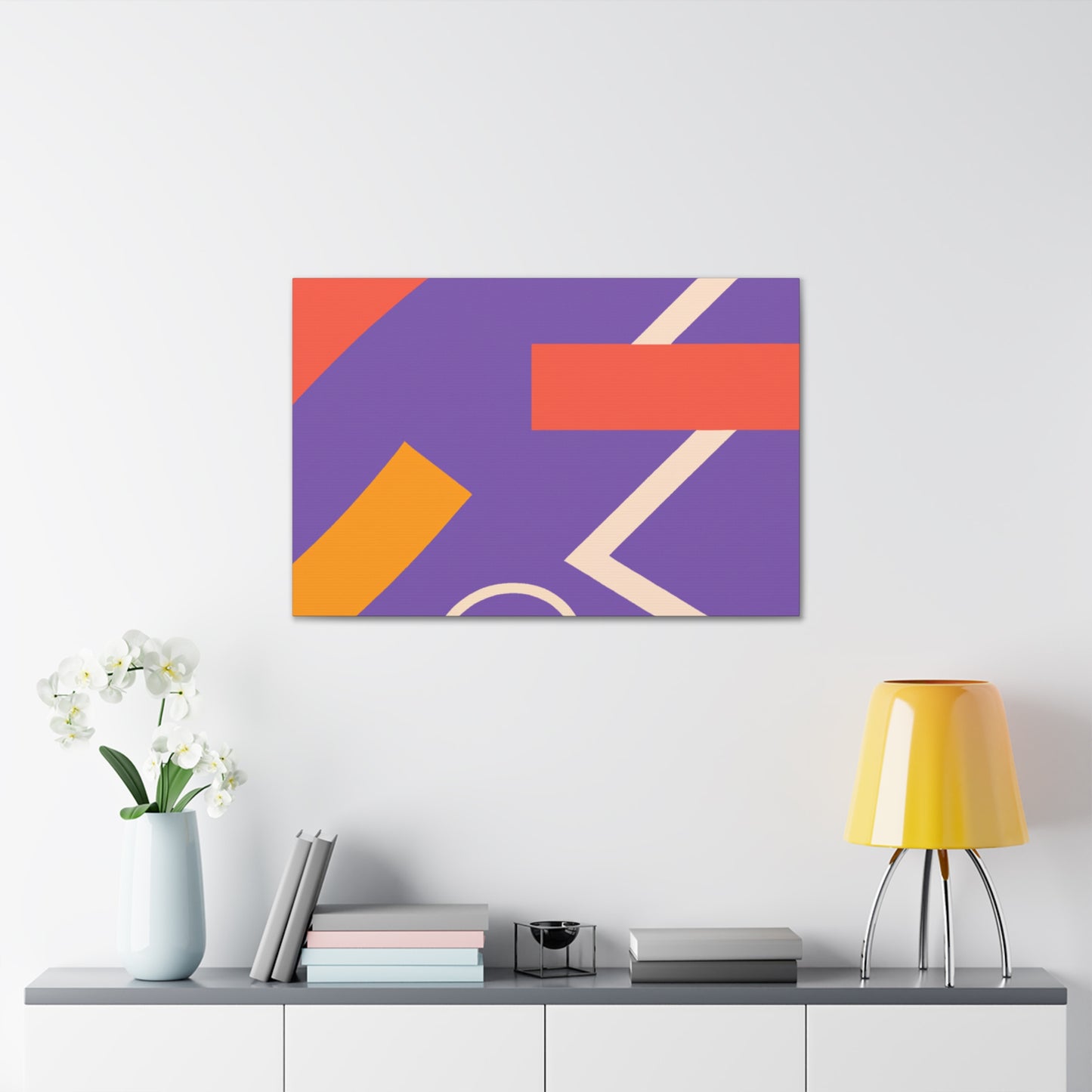"Dancing Light - Midcentury" - Canvas