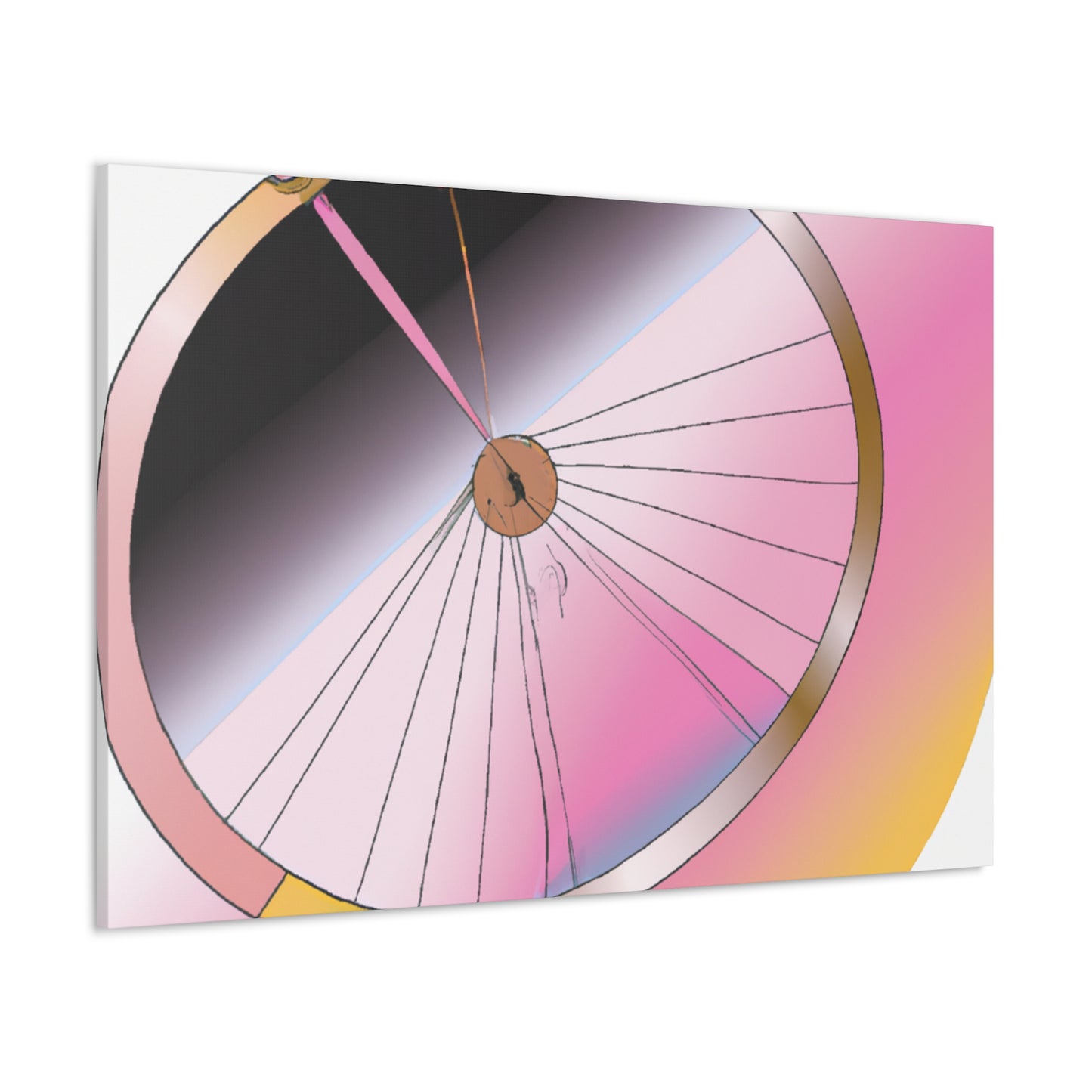 "Wheel Moderne" - Art Deco Canvas