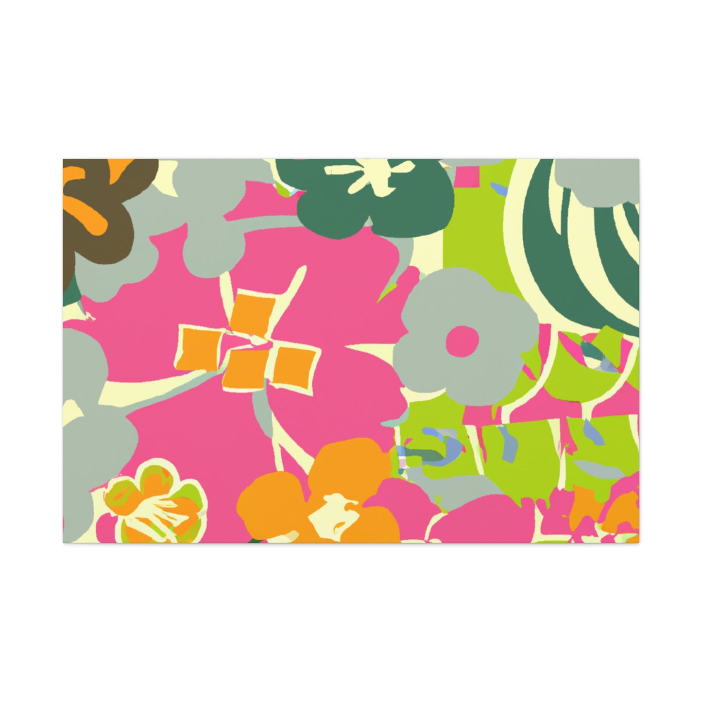 Dreamsicle - Floral - Canvas