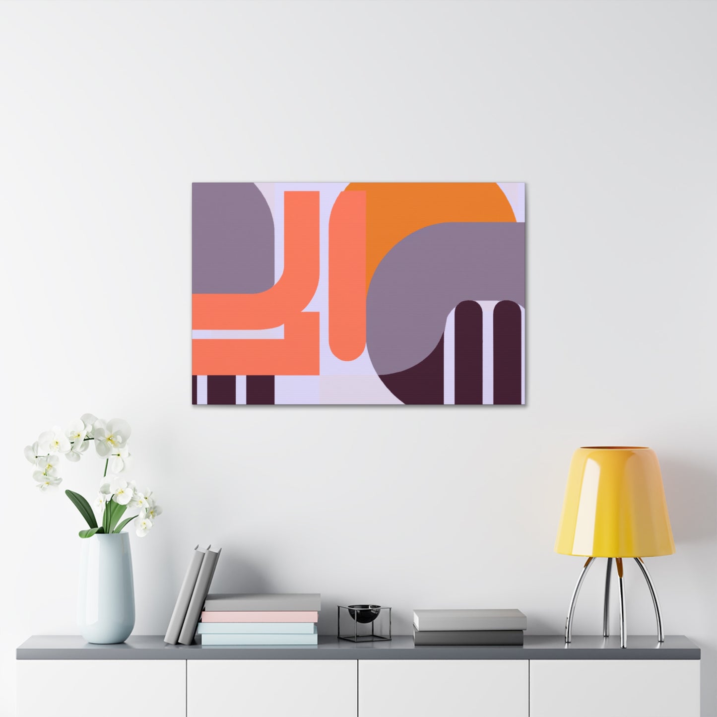 Modernist Pyramid- Midcentury - Canvas