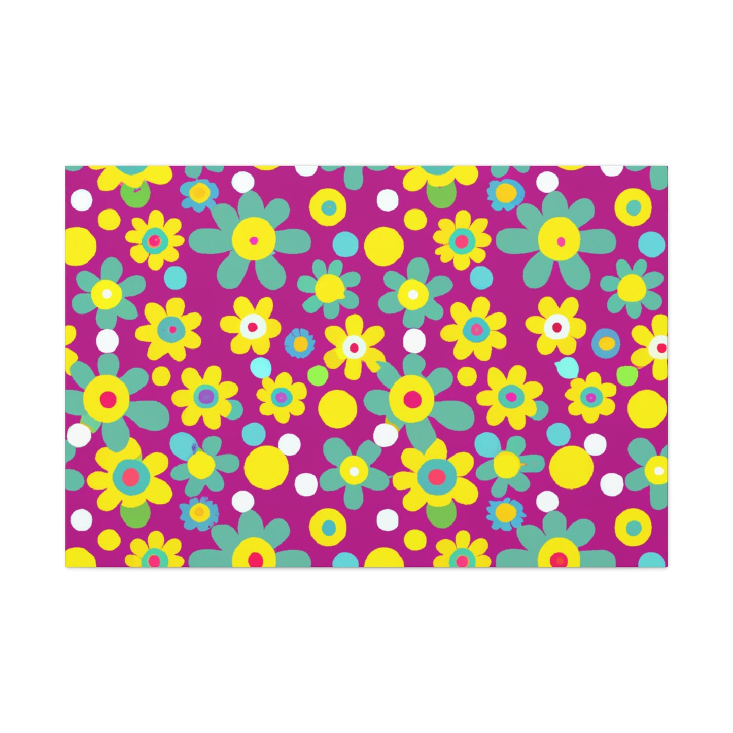 Blissful Daisies - Floral - Canvas