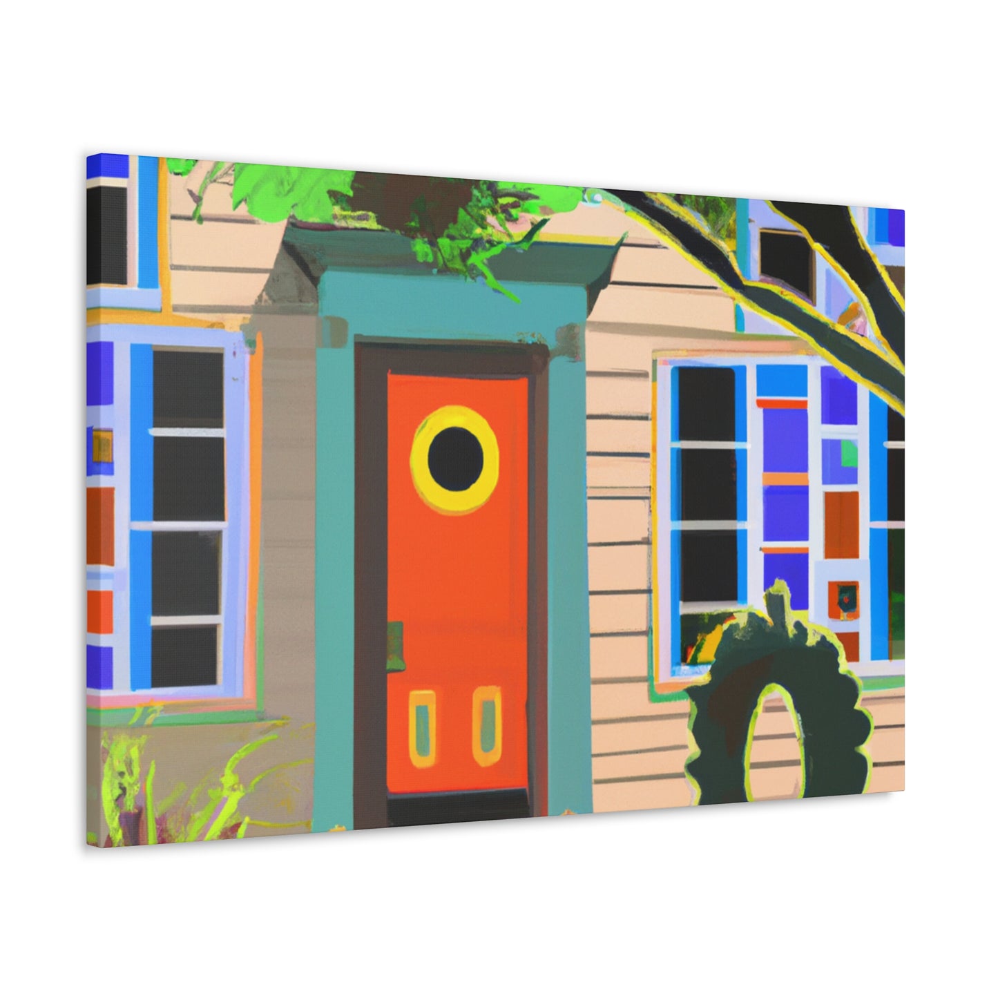 Vibrance Fiddle- Midcentury - Canvas