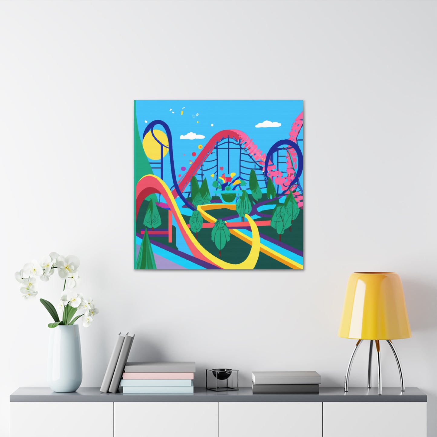 Gardengate - Landscape - Amusement - Canvas