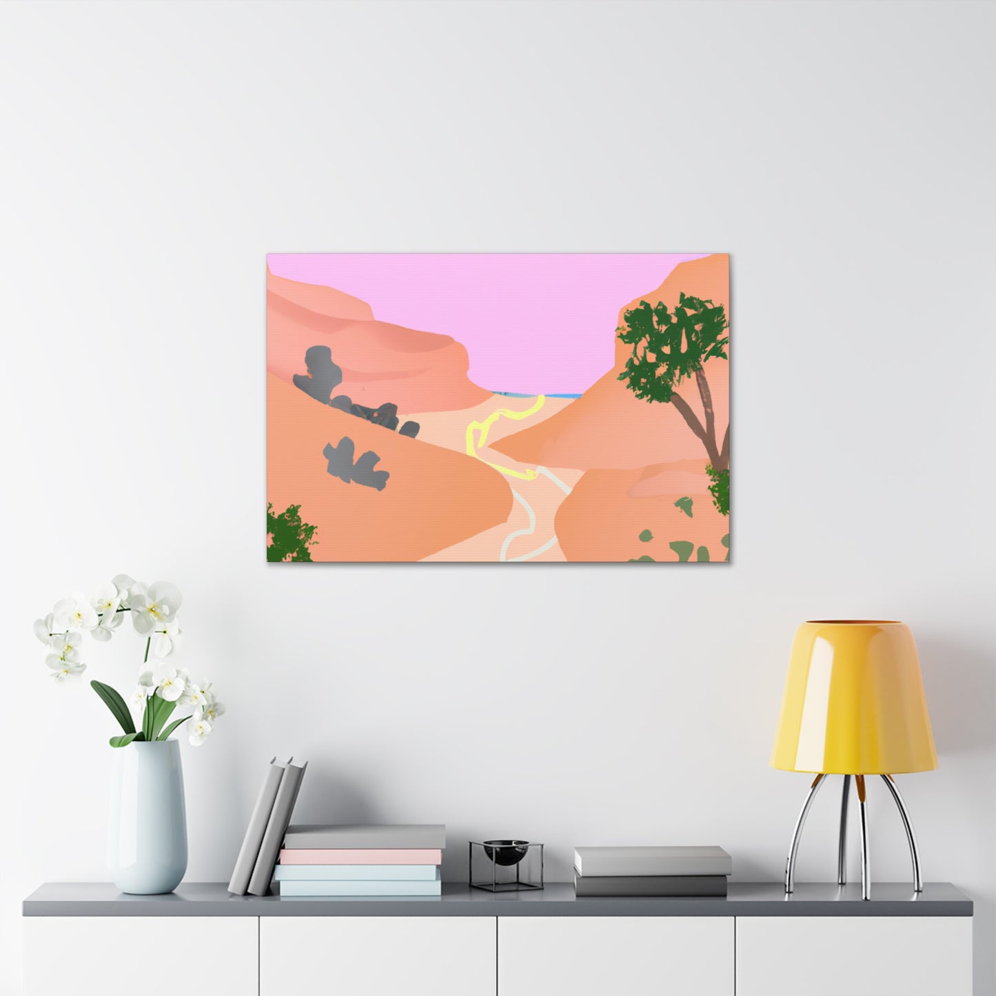 Flaming Dunes - Landscape - Canvas