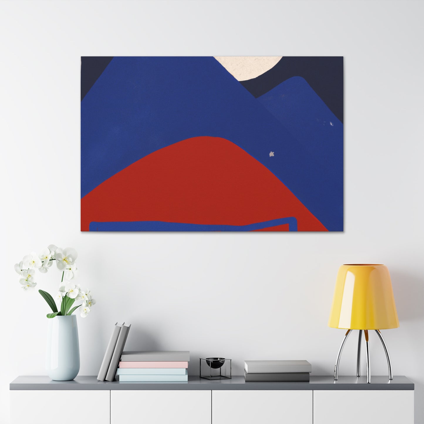 Dreaming Star- Midcentury - Canvas
