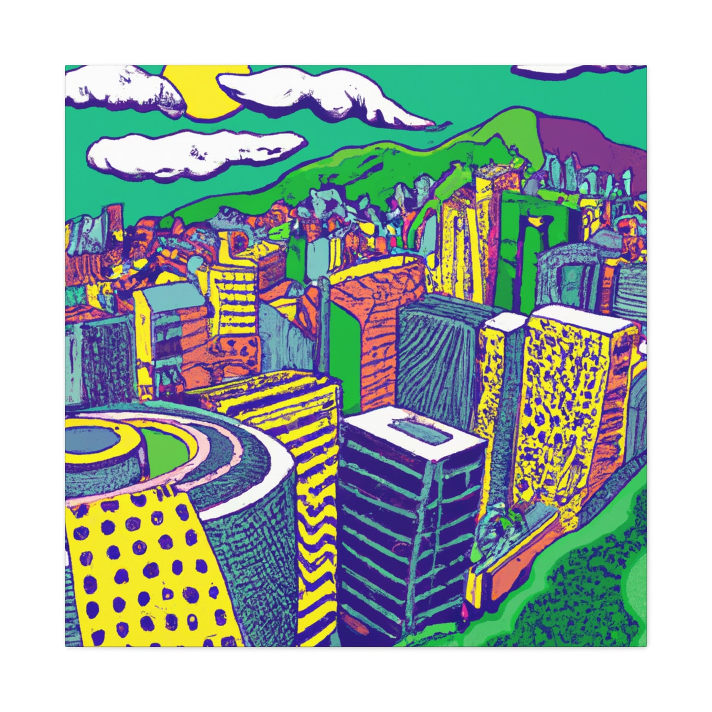 Caterpillar Festival - South America - Canvas