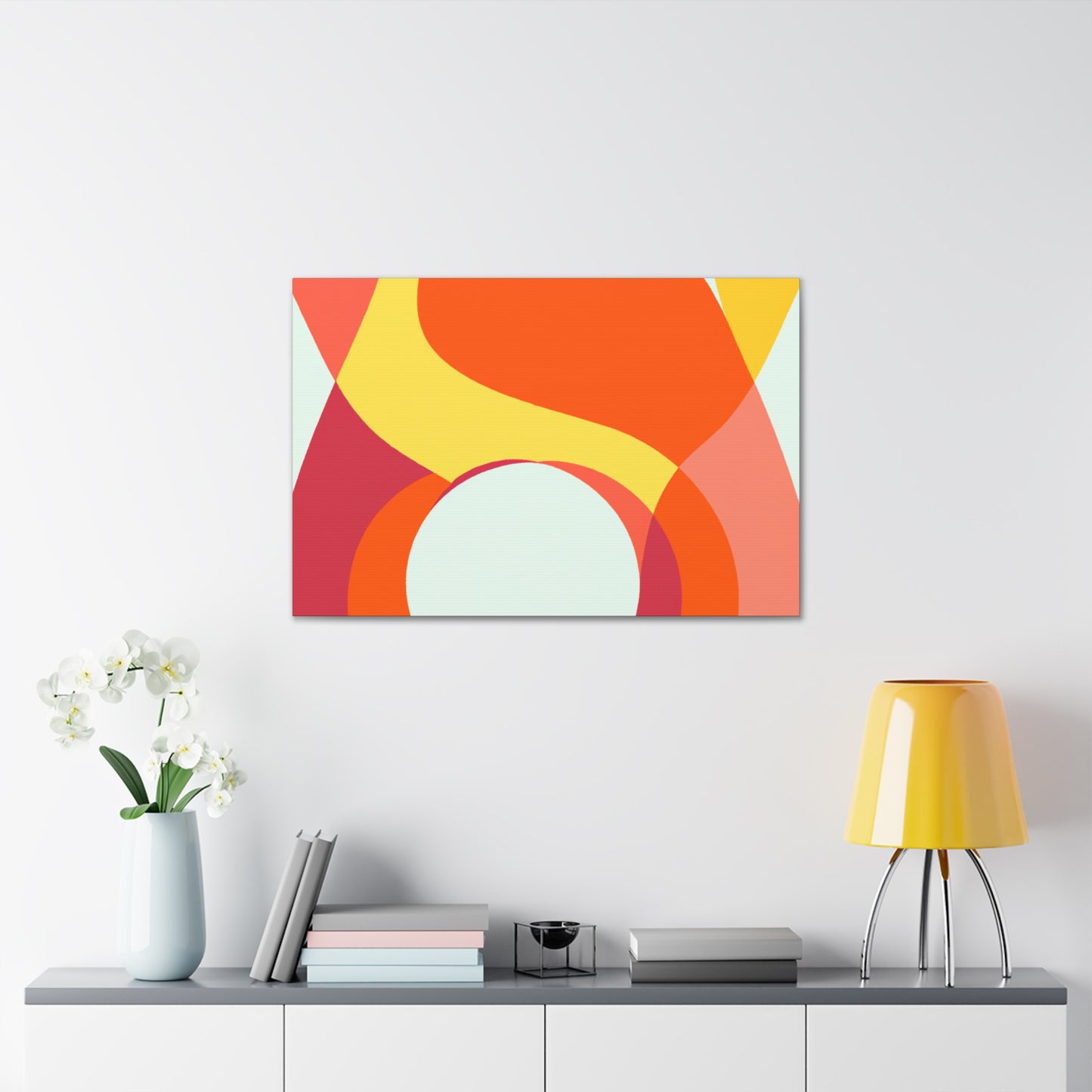 "Optical Illusions - Midcentury" - Canvas