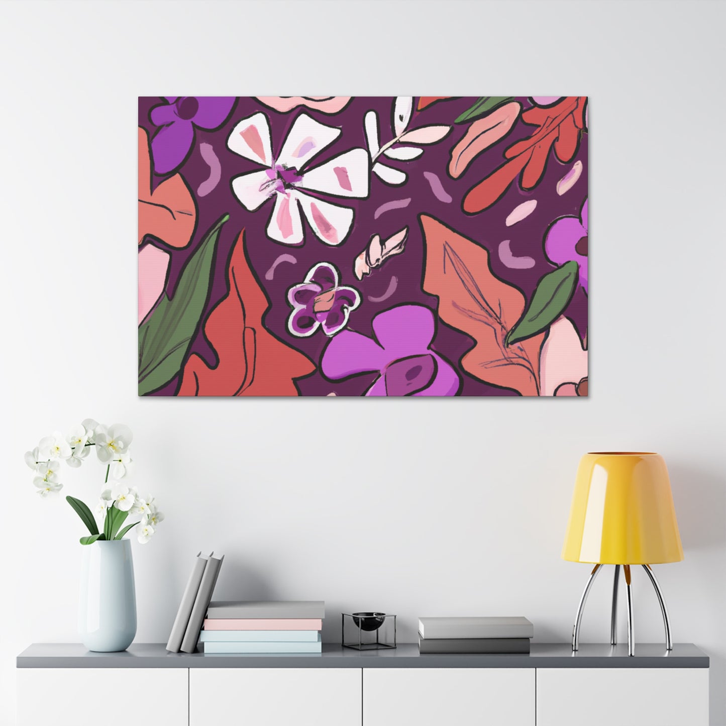 Blissful Bloom - Floral - Canvas