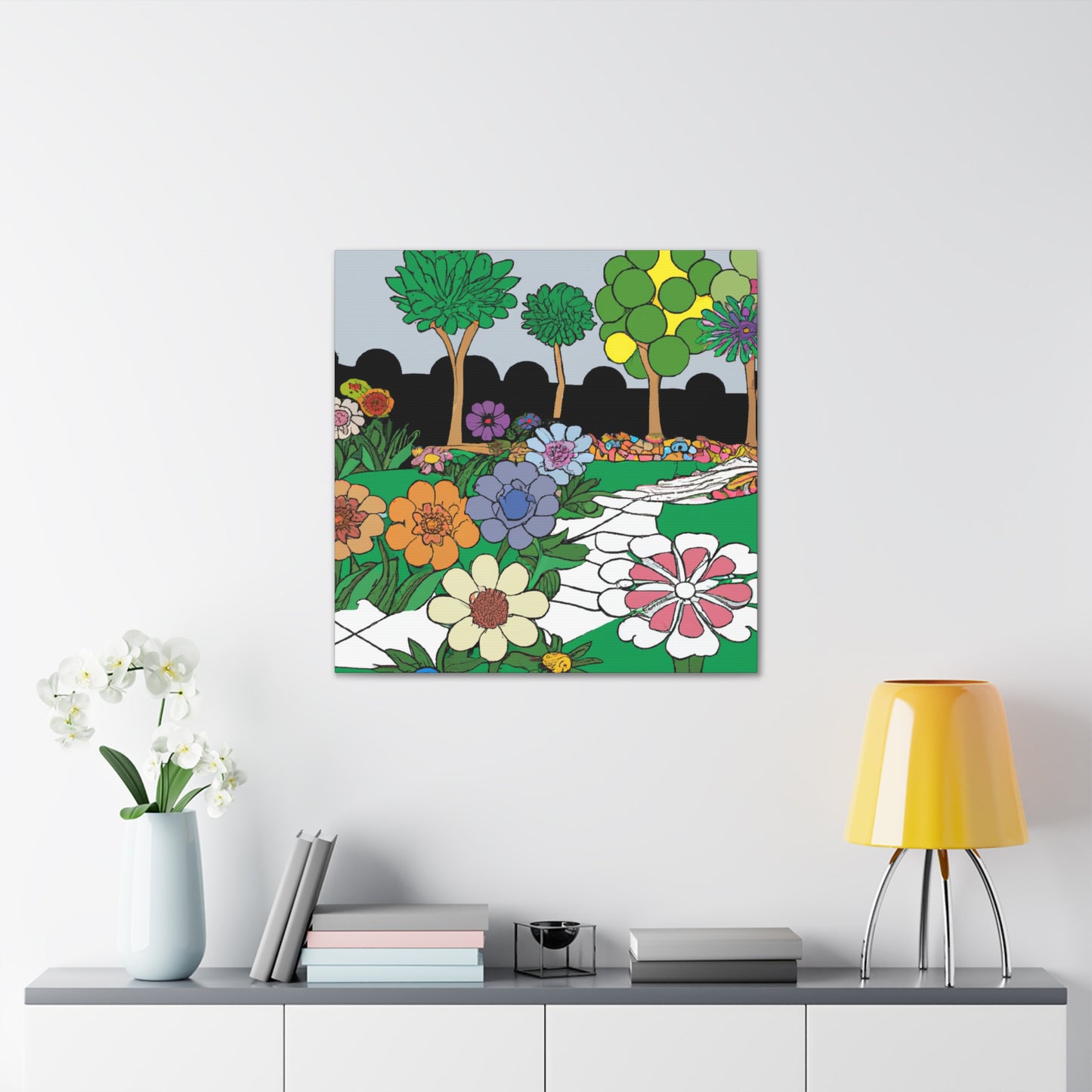 Gardenia Glade - Landscape - Canvas