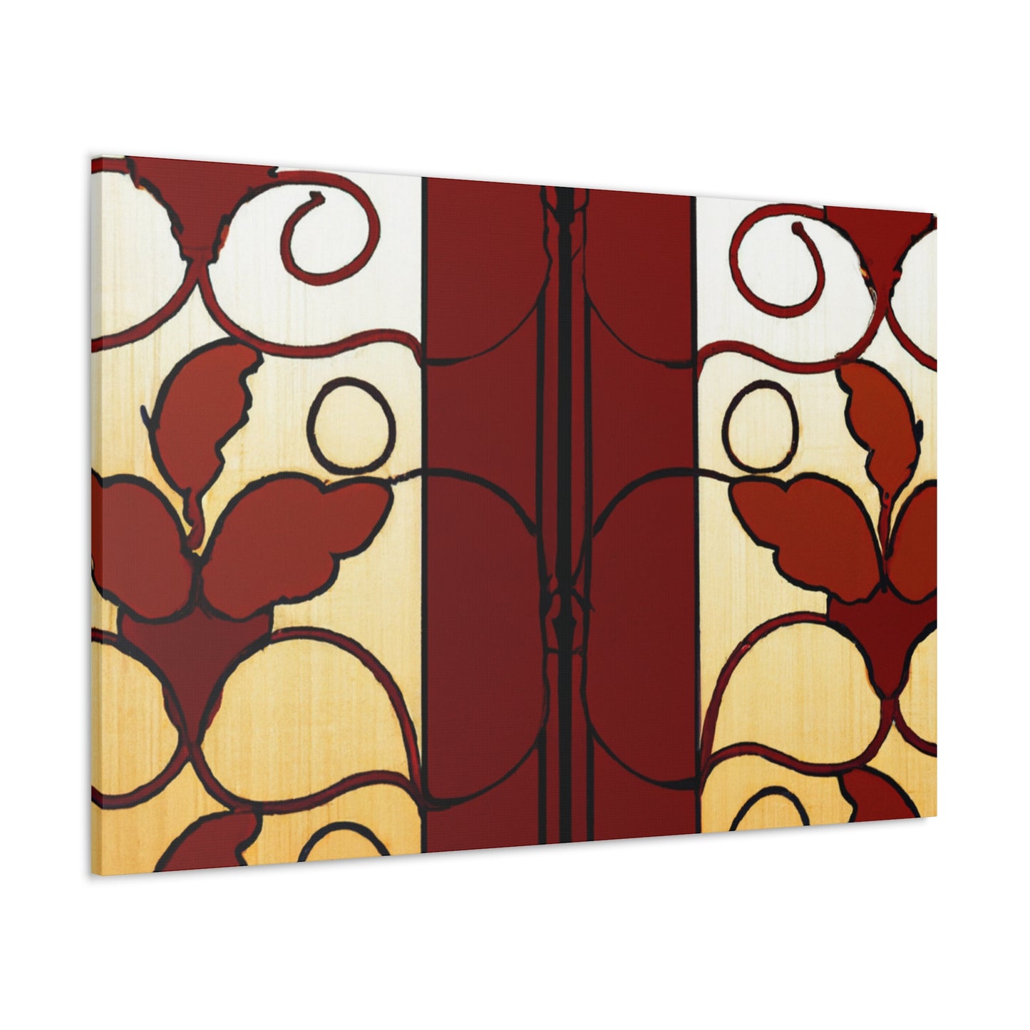 Fall Leaf - Glass Canvas