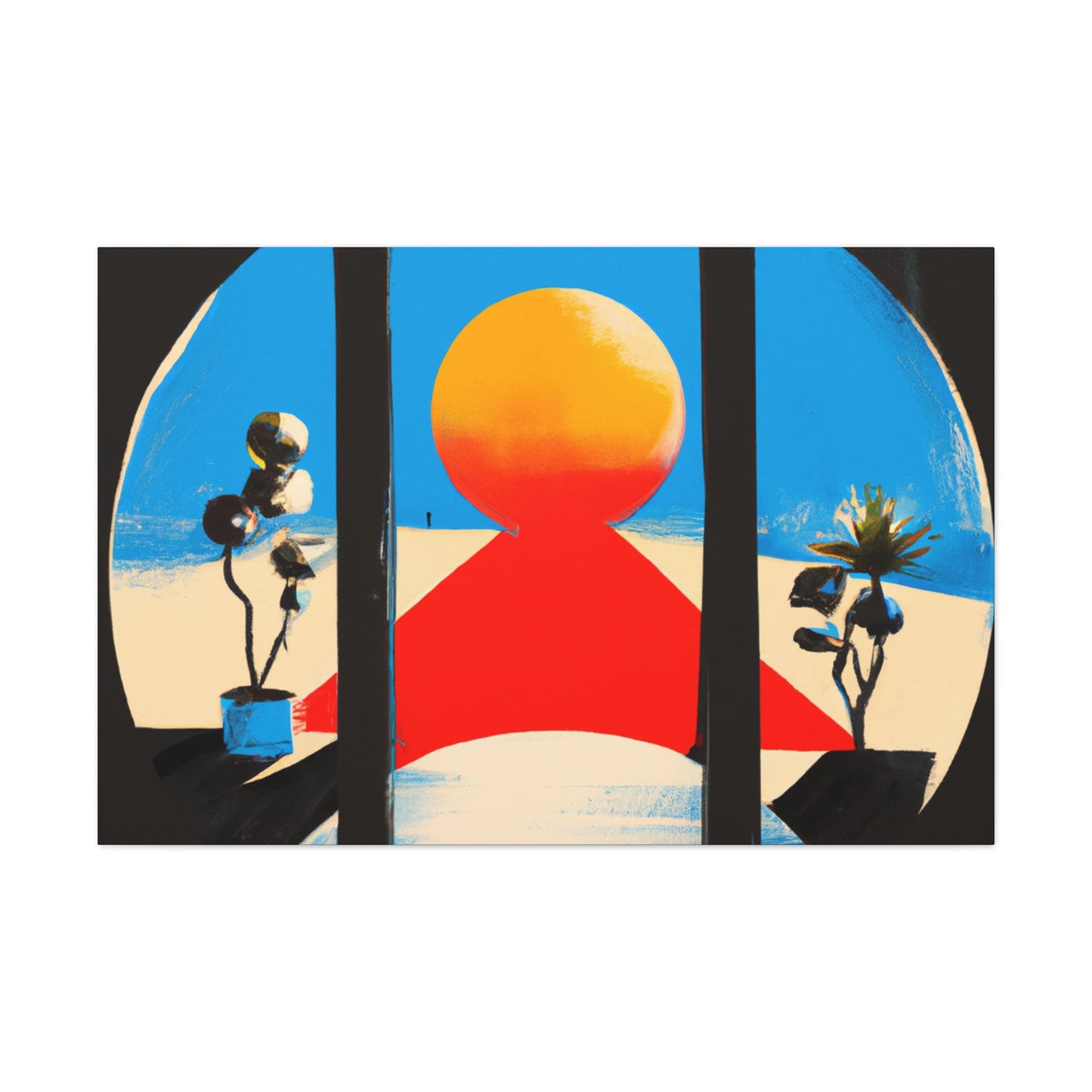 Vigilant Flow- Midcentury - Canvas