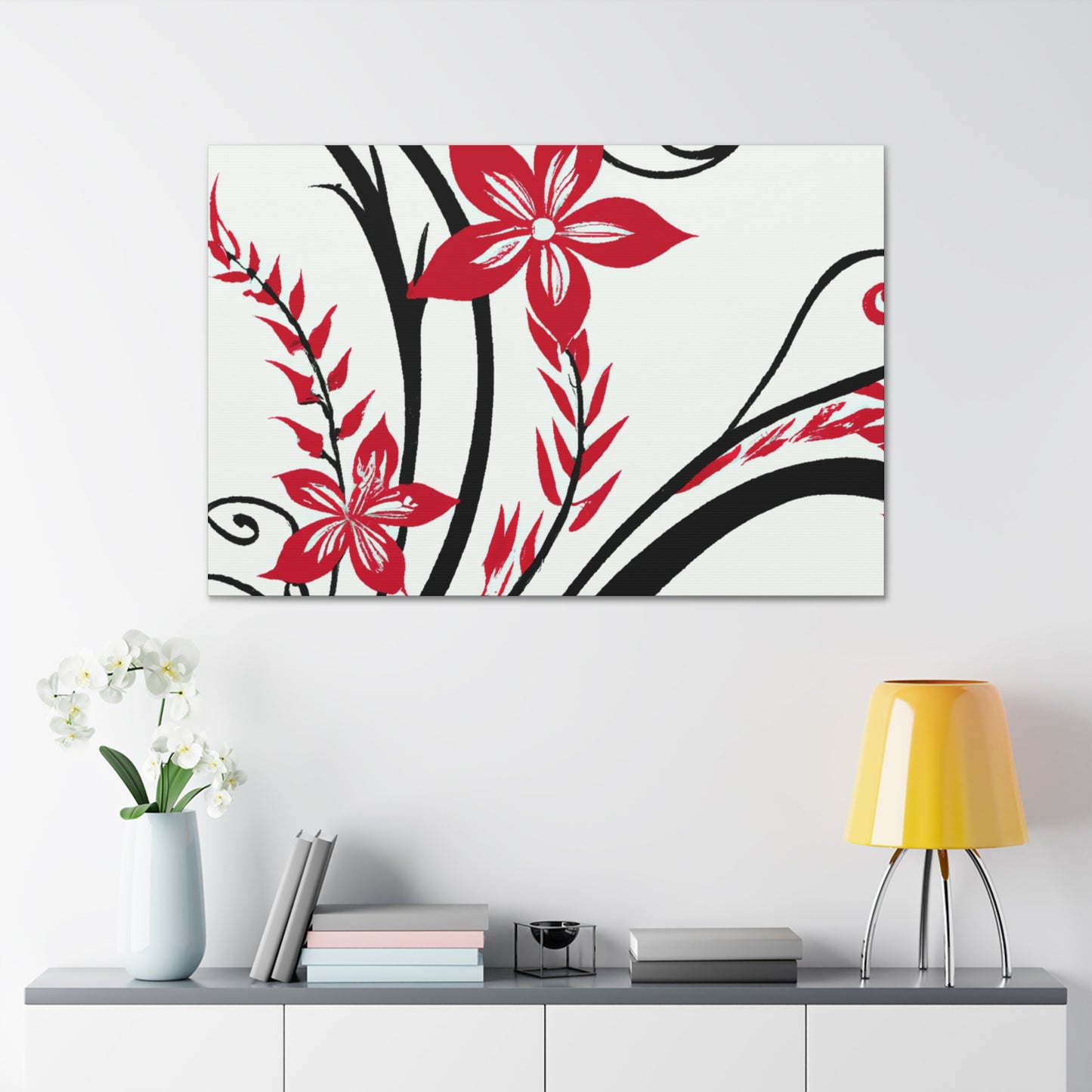 Blissful buds - Floral - Canvas