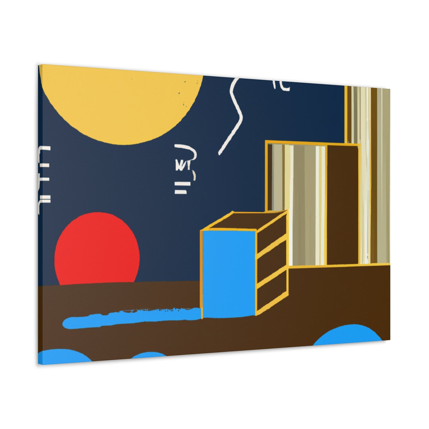 Lines of Inception - Midcentury - Canvas