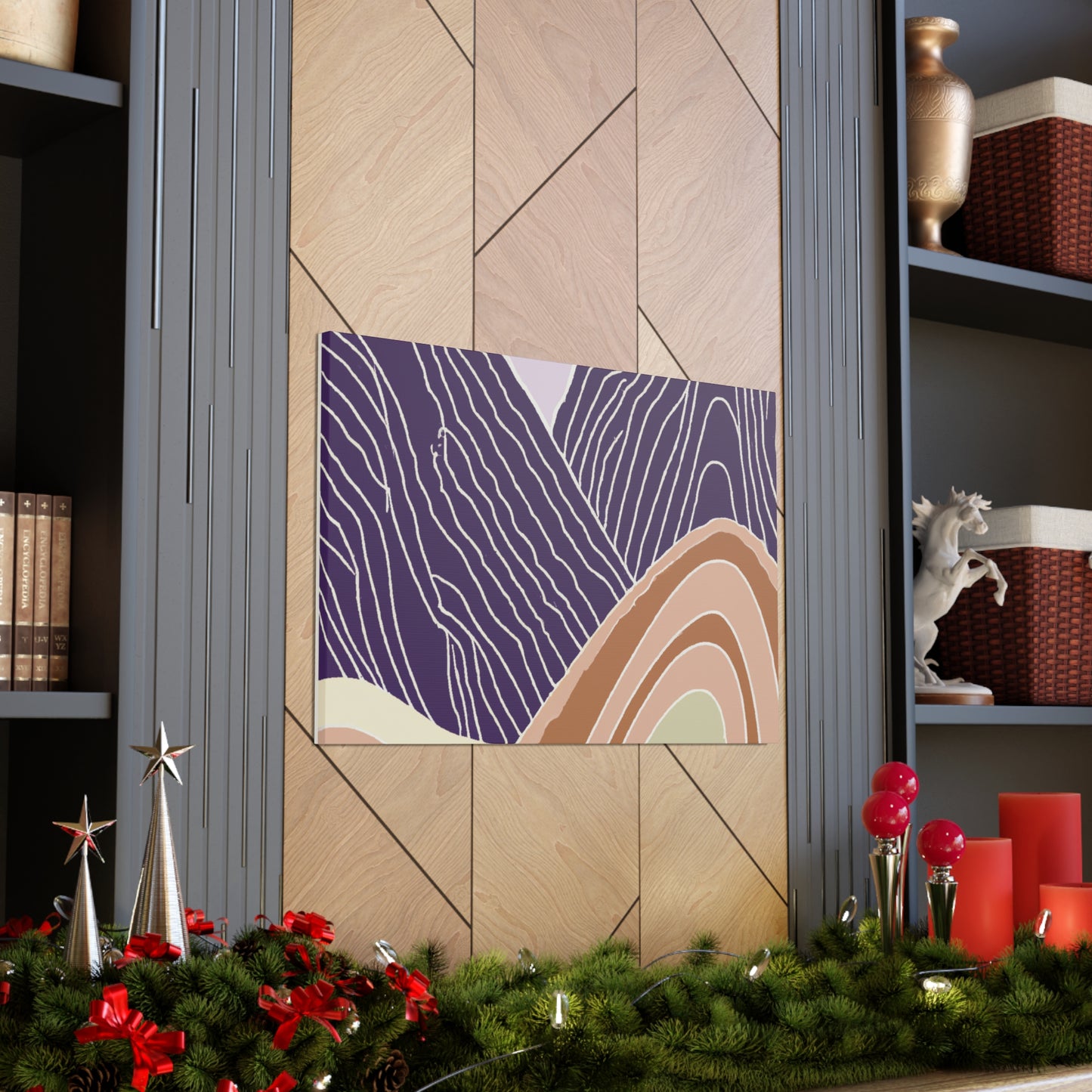 PurpleHills- Midcentury Canvas