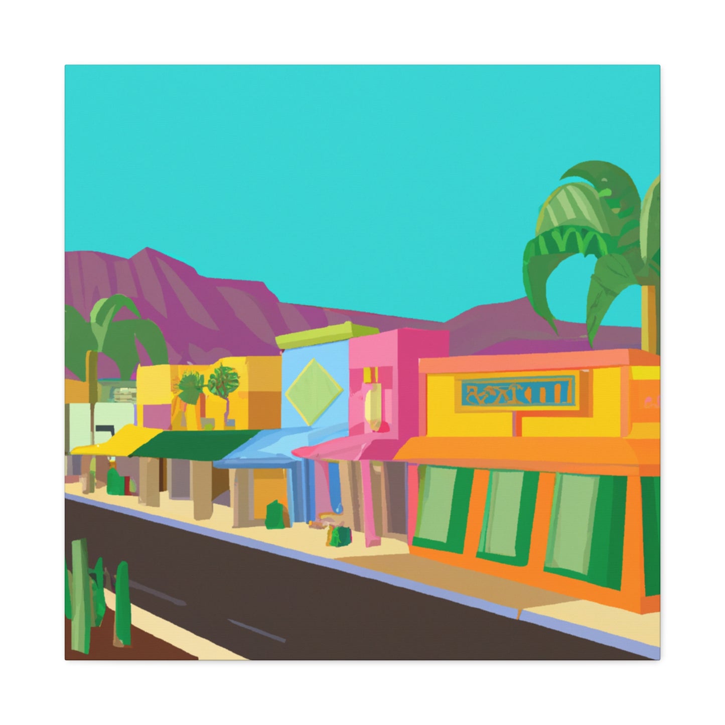 Oasis Delifice - Architectural - Canvas