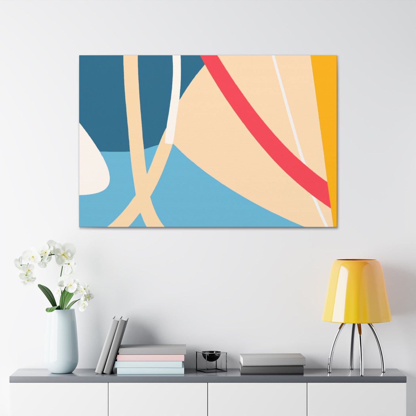 Faux Zen- Midcentury - Canvas