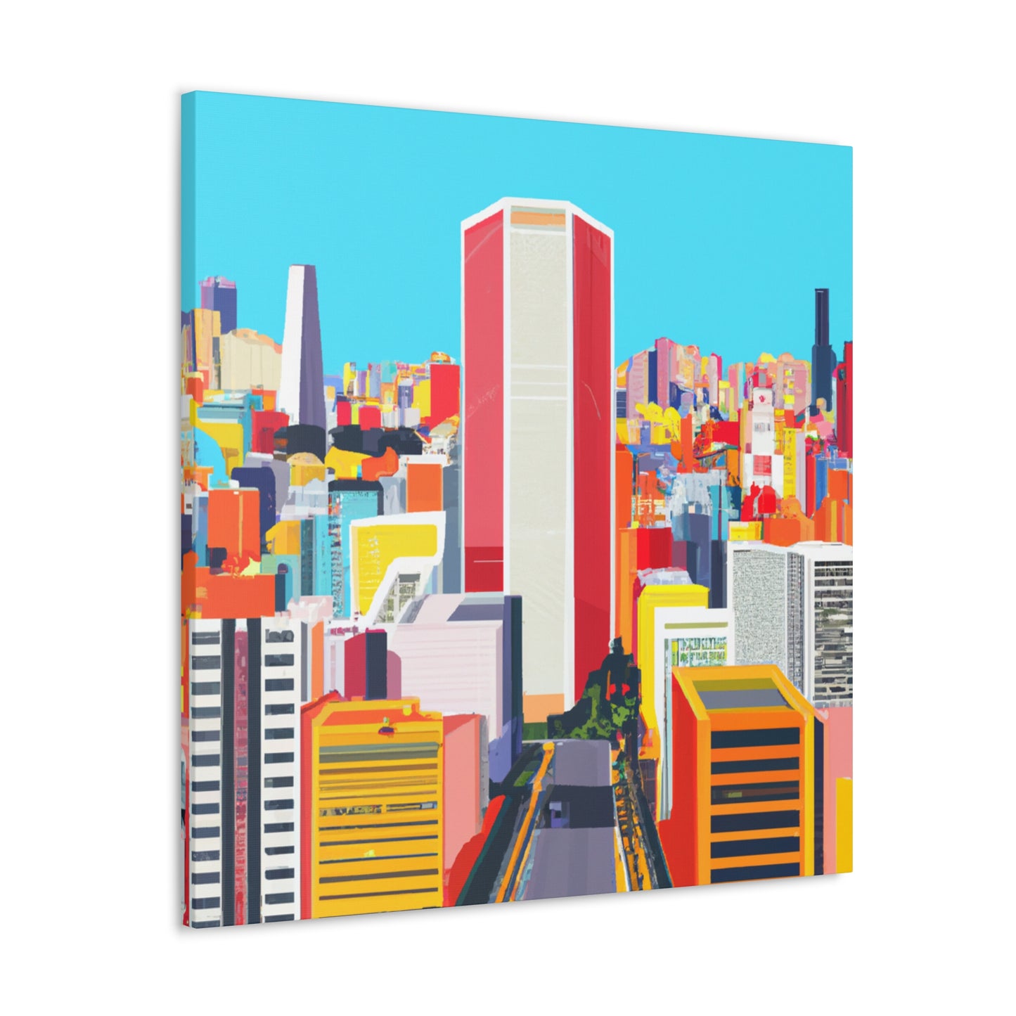 Santiago Villaescusa - South America Canvas