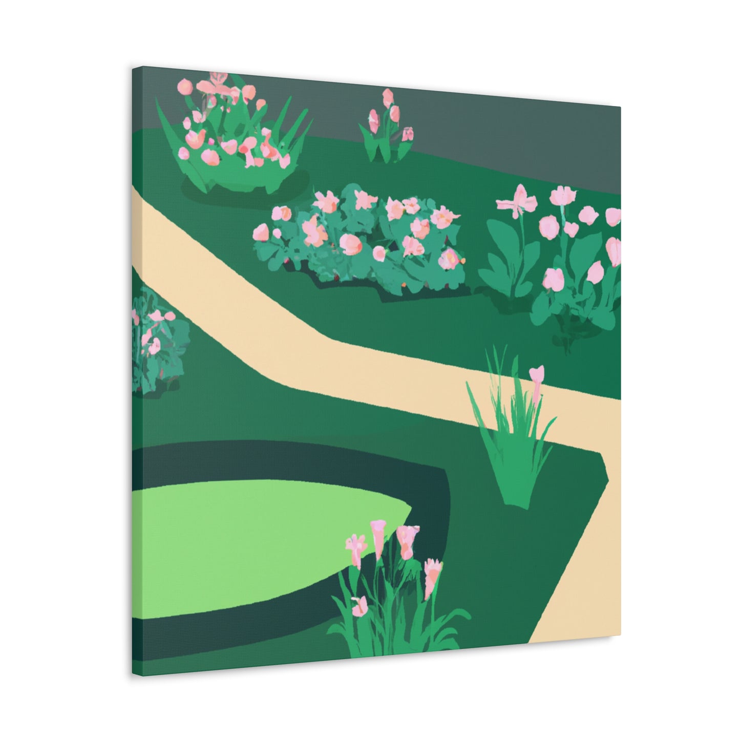 Garden Glitterlandscape - Canvas