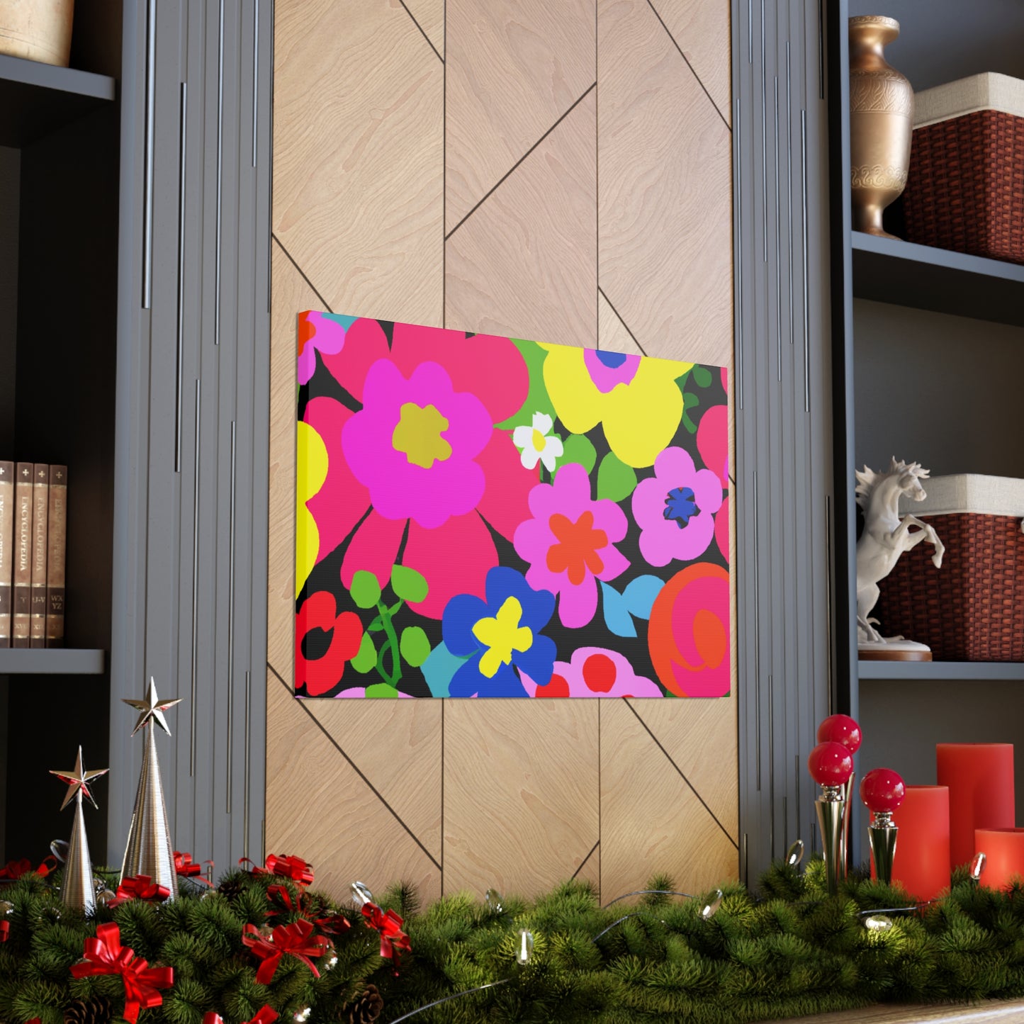 Floral Fusion: Floral Canvas
