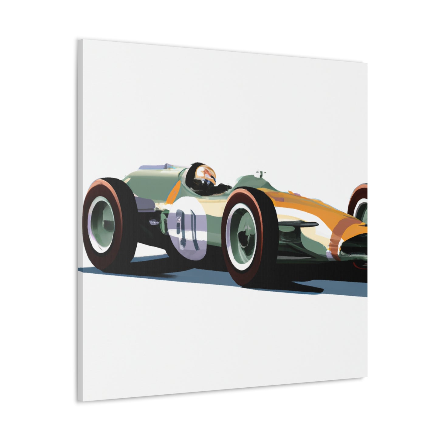 The Red Streak - Automobile - Canvas