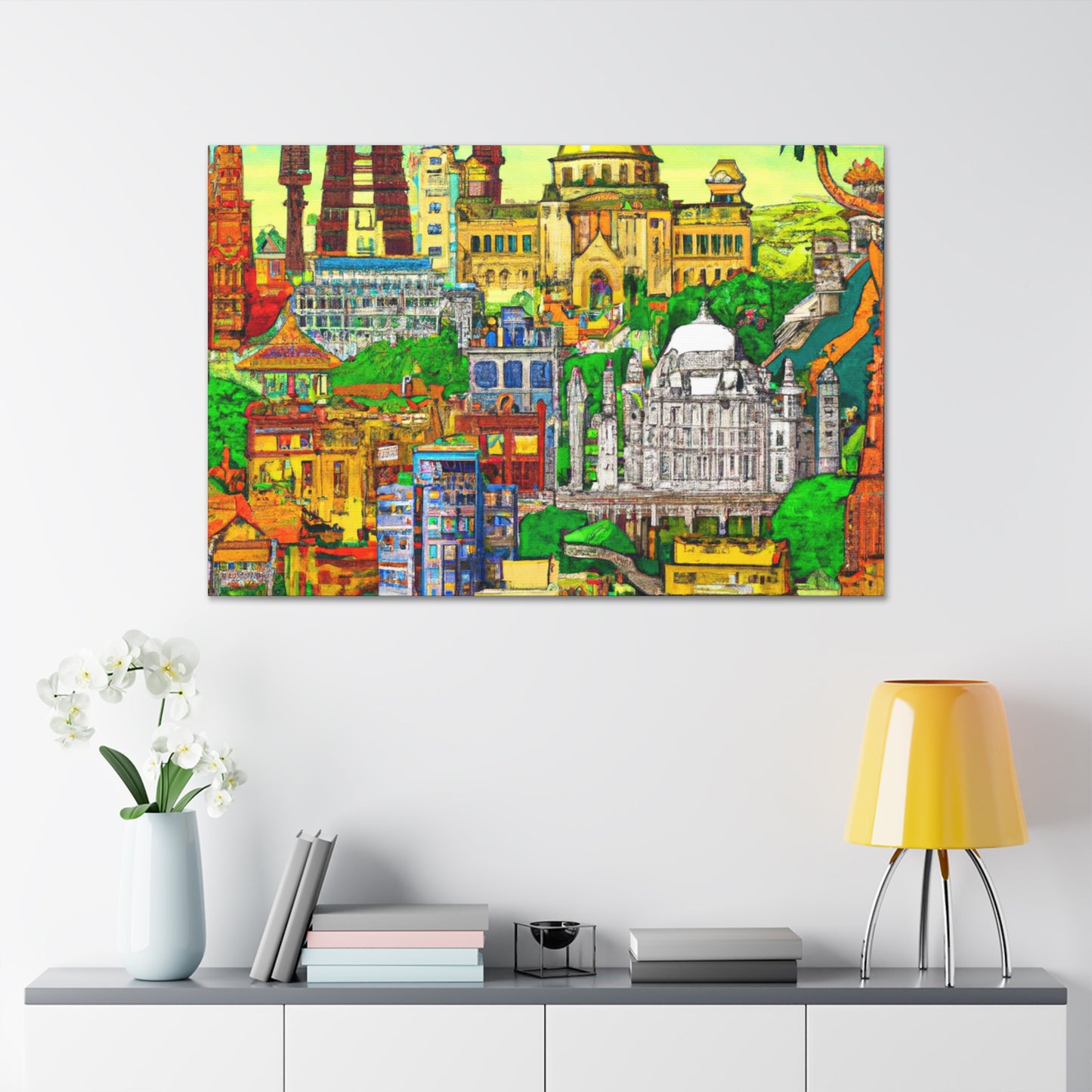 New Delhi - Destination India - Canvas