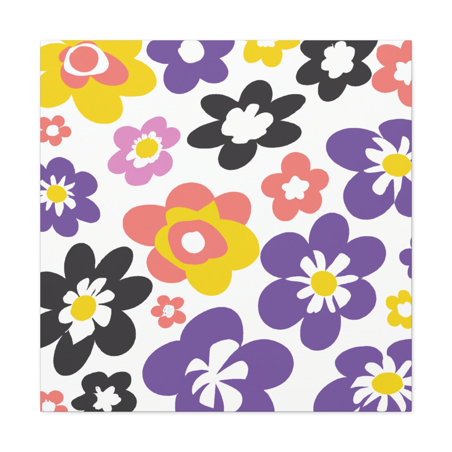 Roseflake - Floral - Canvas