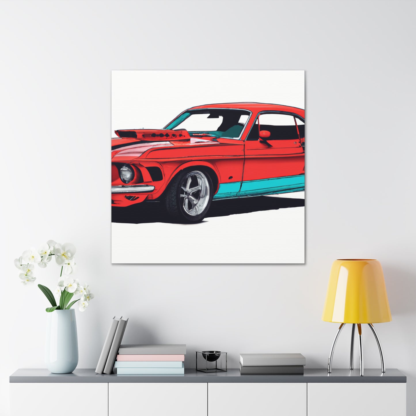Backfire Beast - Automobile - Canvas