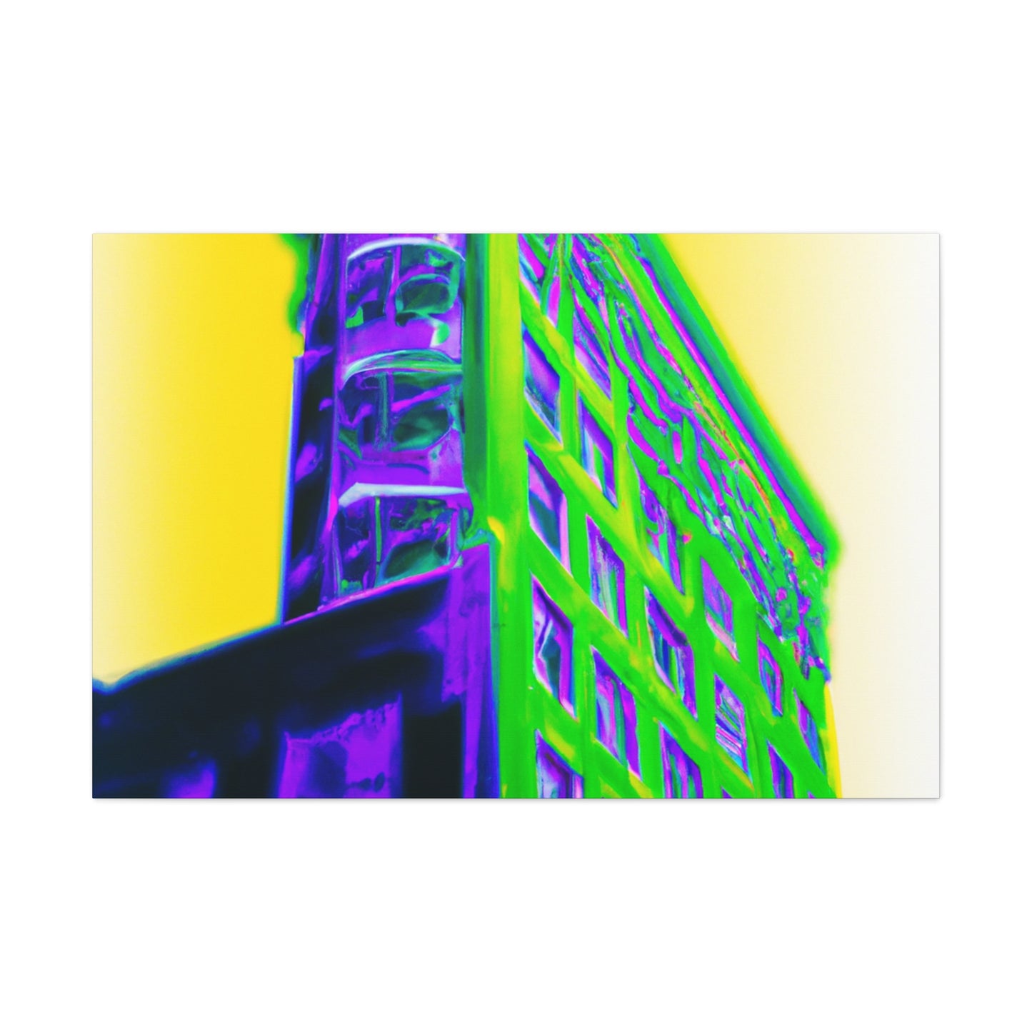 "Futuristic Geoforms" - Architectural Canvas