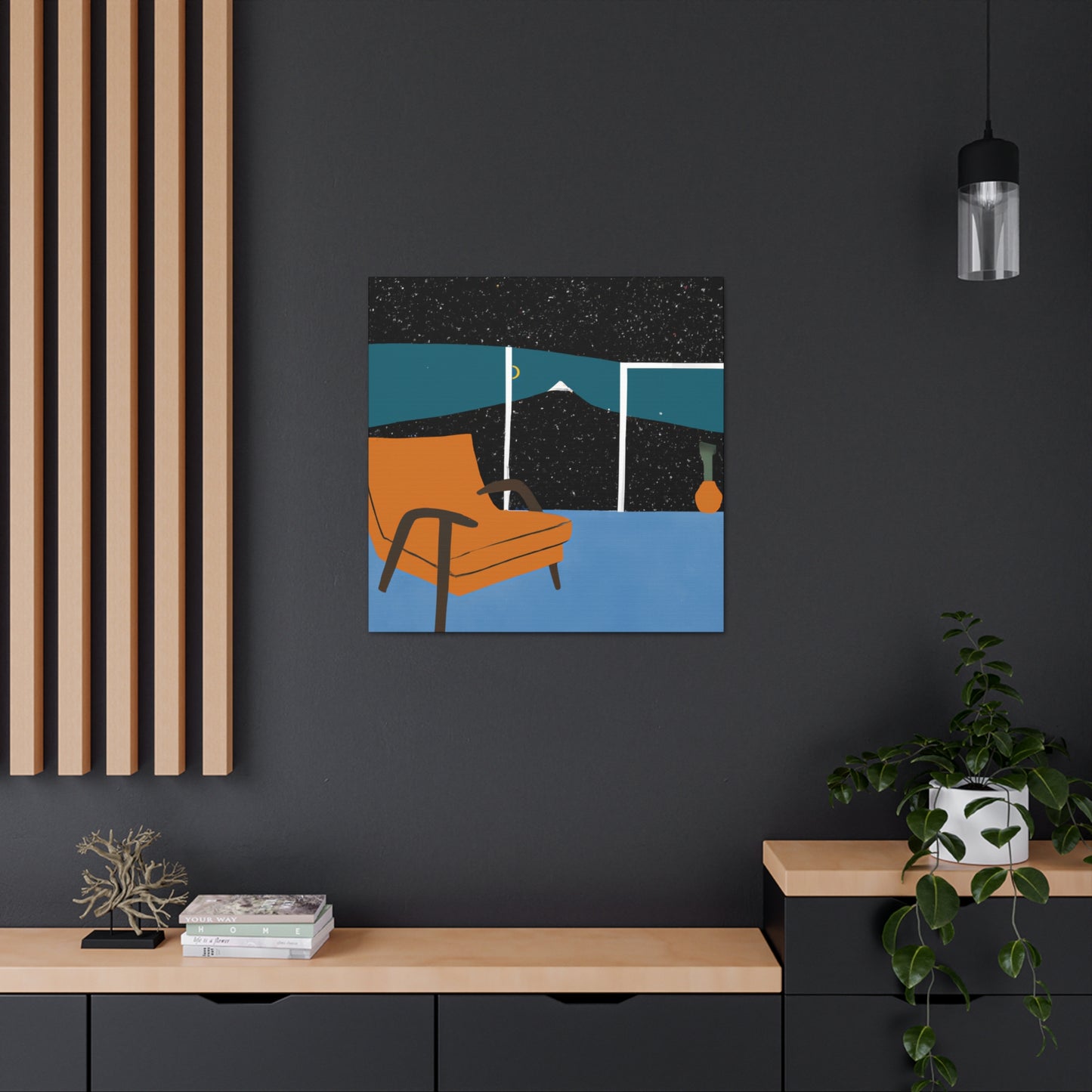Solo Space - Midcentury Canvas